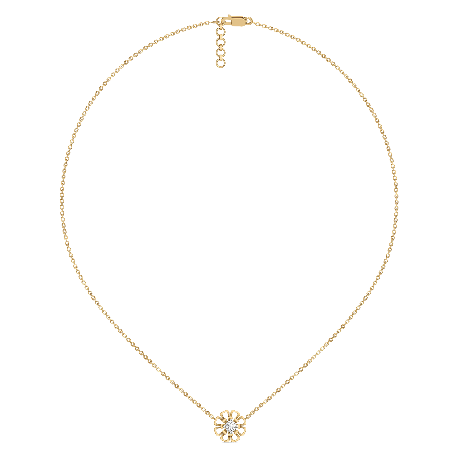 0.29ct Lab Grown Diamond Necklaces in 18kt Gold Vermeil