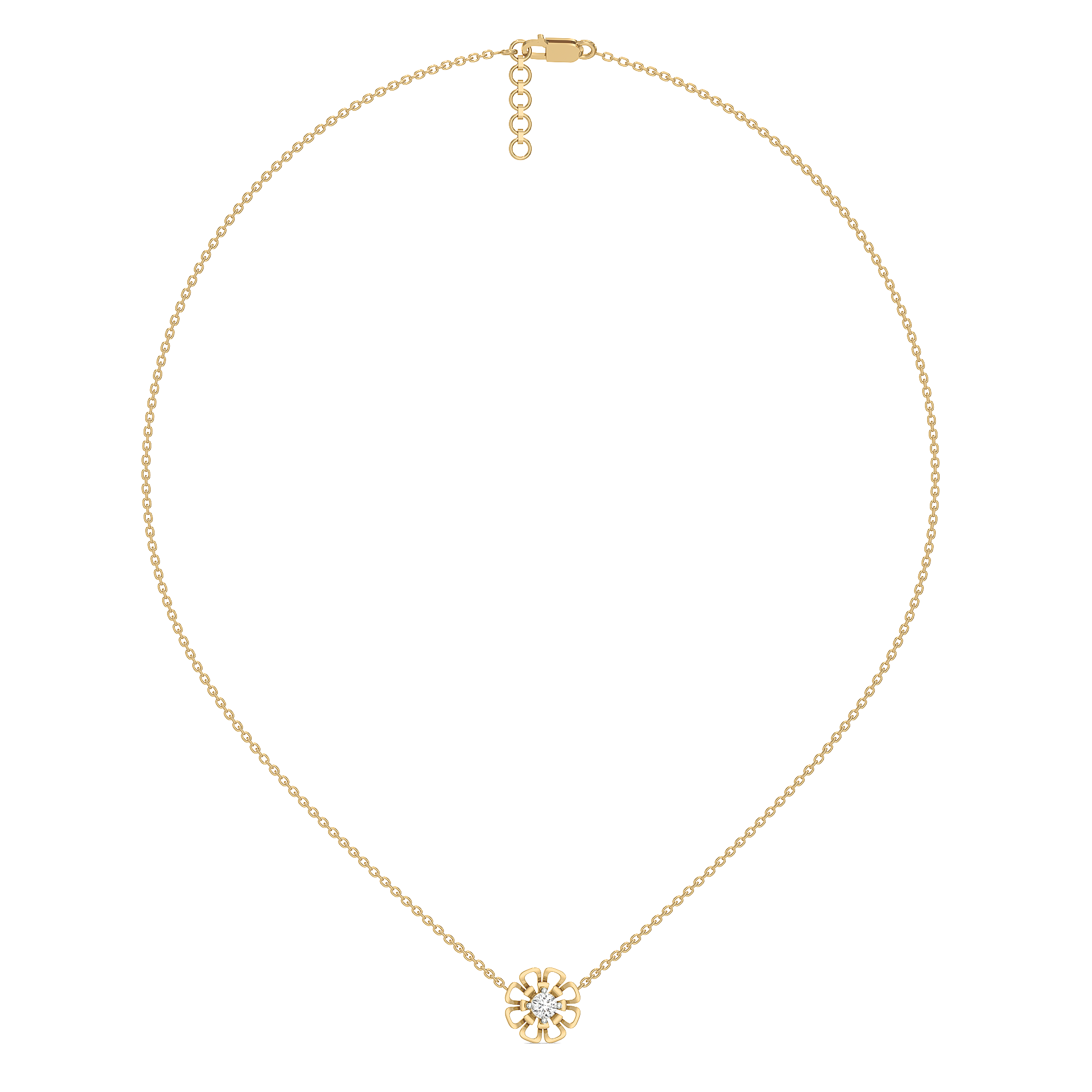 0.29ct Lab Grown Diamond Necklaces in 18kt Gold Vermeil