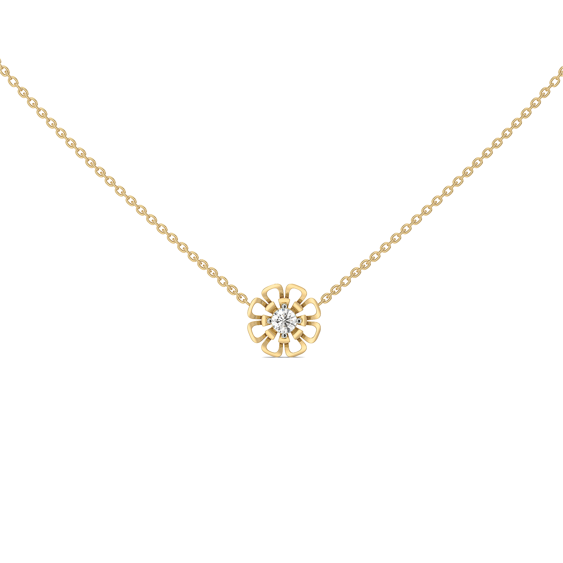 0.29ct Lab Grown Diamond Necklaces in 18kt Gold Vermeil