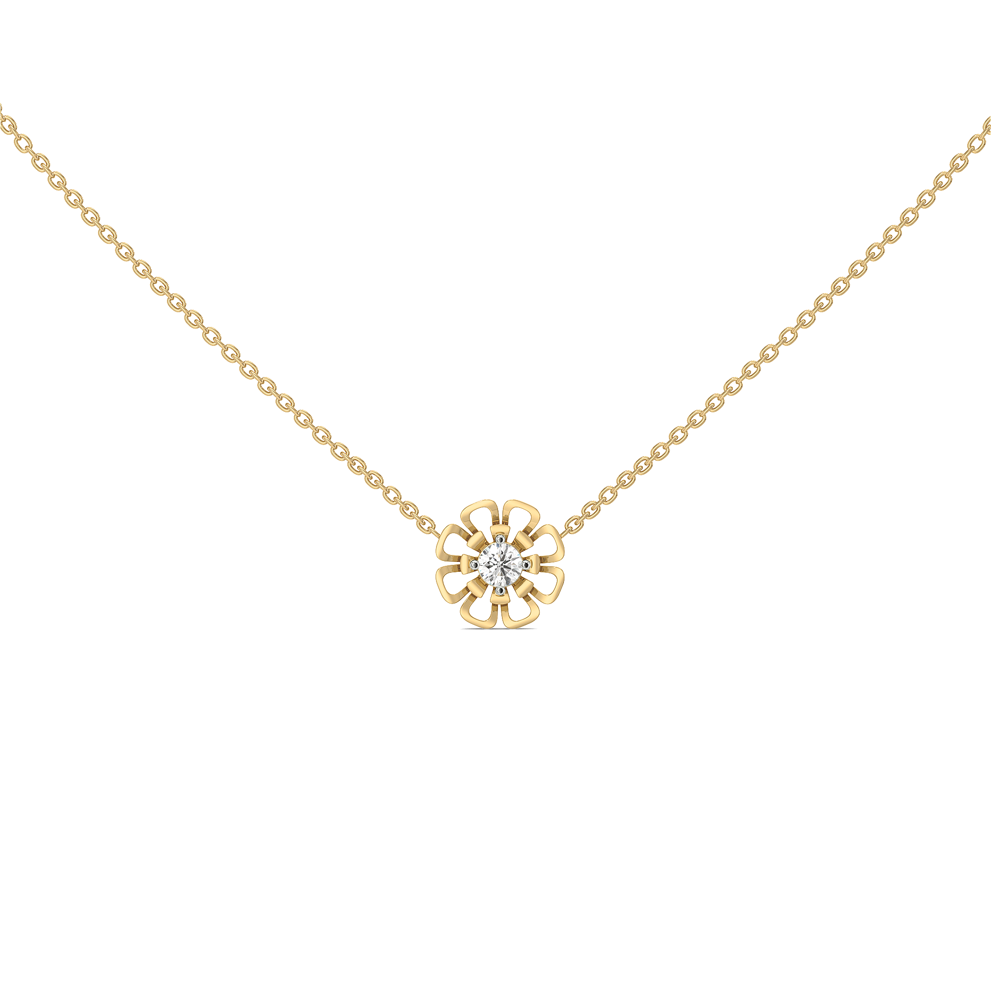 0.29ct Lab Grown Diamond Necklaces in 18kt Gold Vermeil