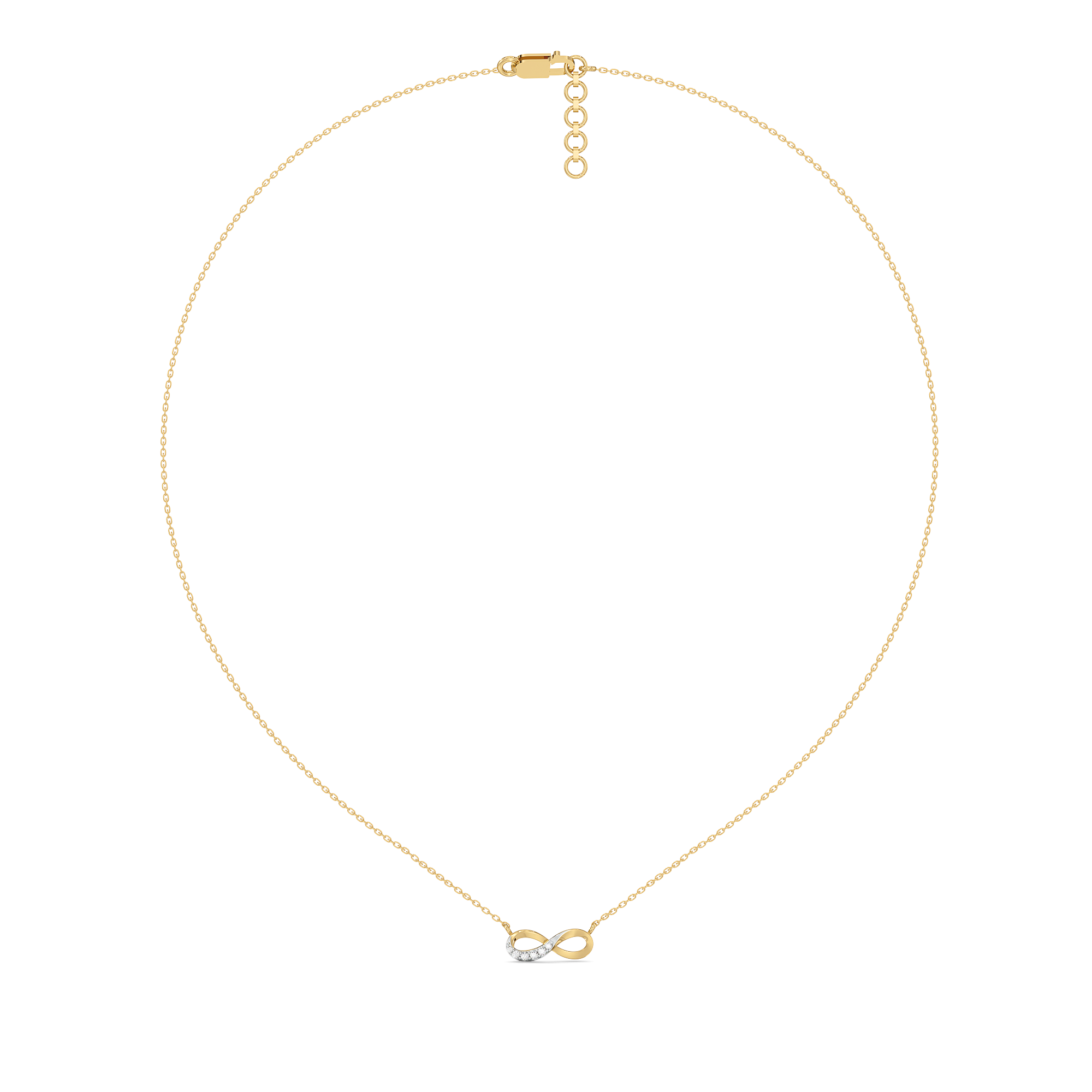 0.06ct Lab Grown Diamond Necklaces in 18kt Gold Vermeil
