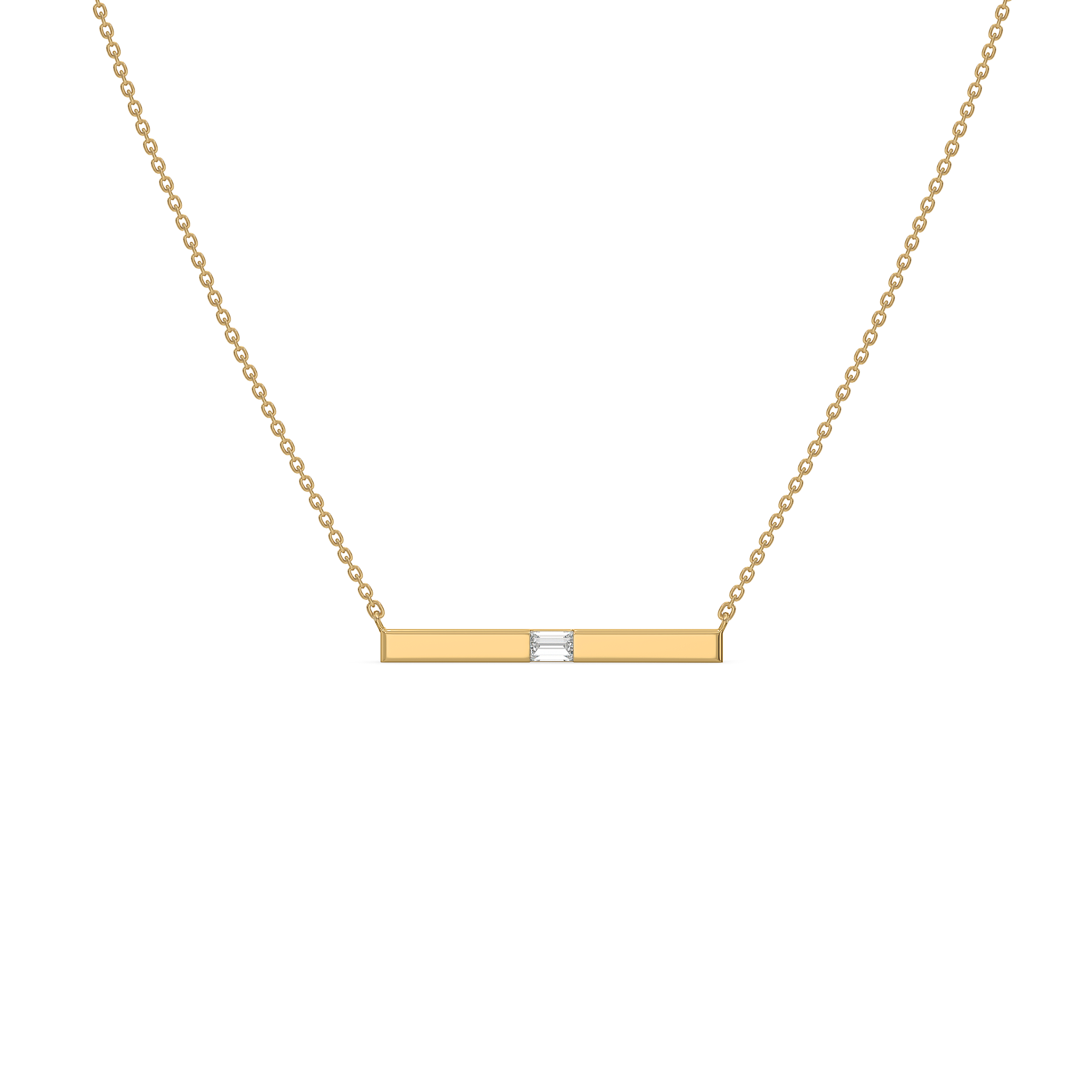 0.07ct Lab Grown Diamond Necklaces in 18kt Gold Vermeil