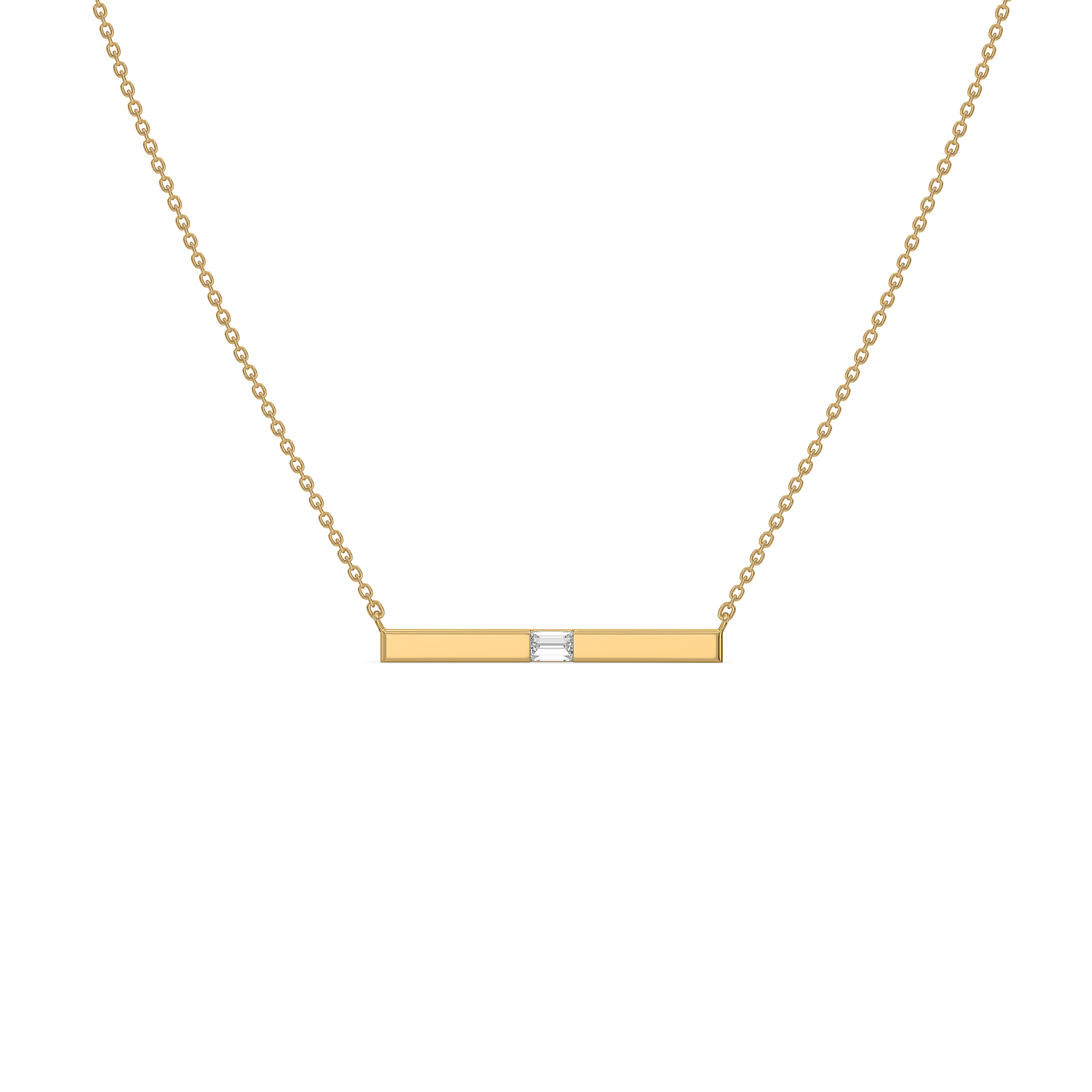 0.07ct Lab Grown Diamond Necklaces in 18kt Gold Vermeil