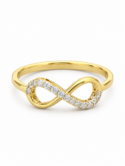 Audrey Comet Lab Diamond Ring