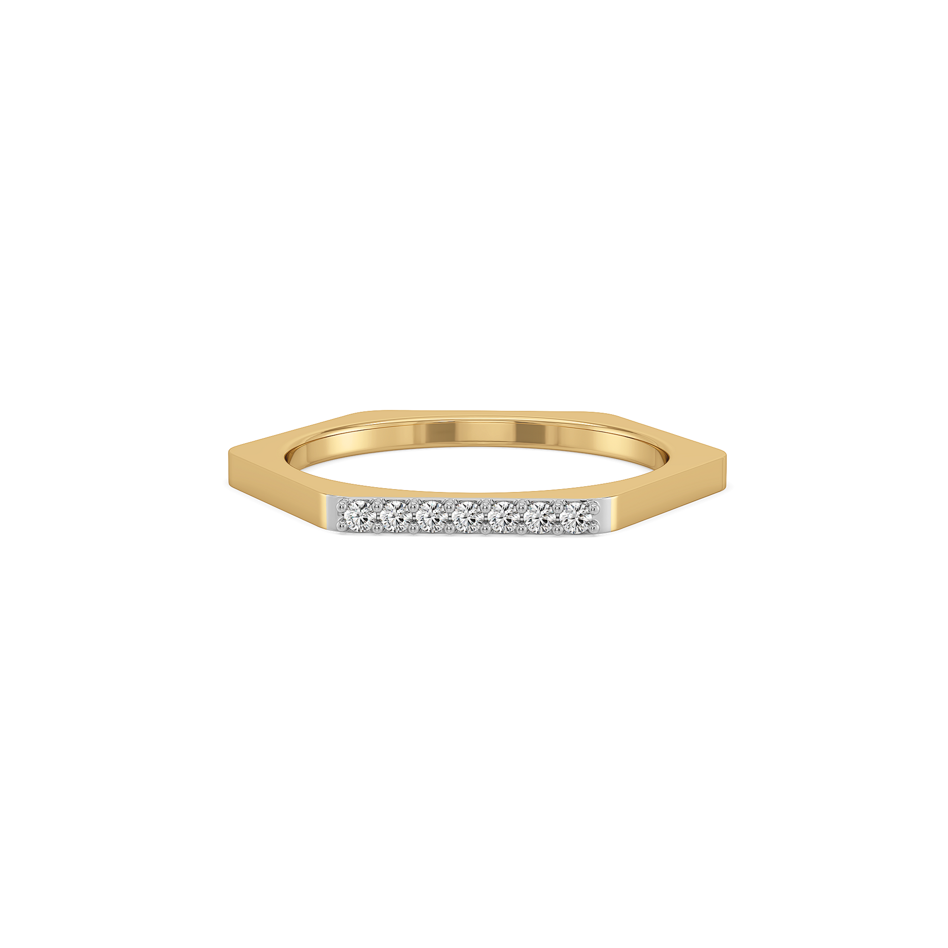 0.07ct Lab Grown Diamond Rings in 18kt Gold Vermeil