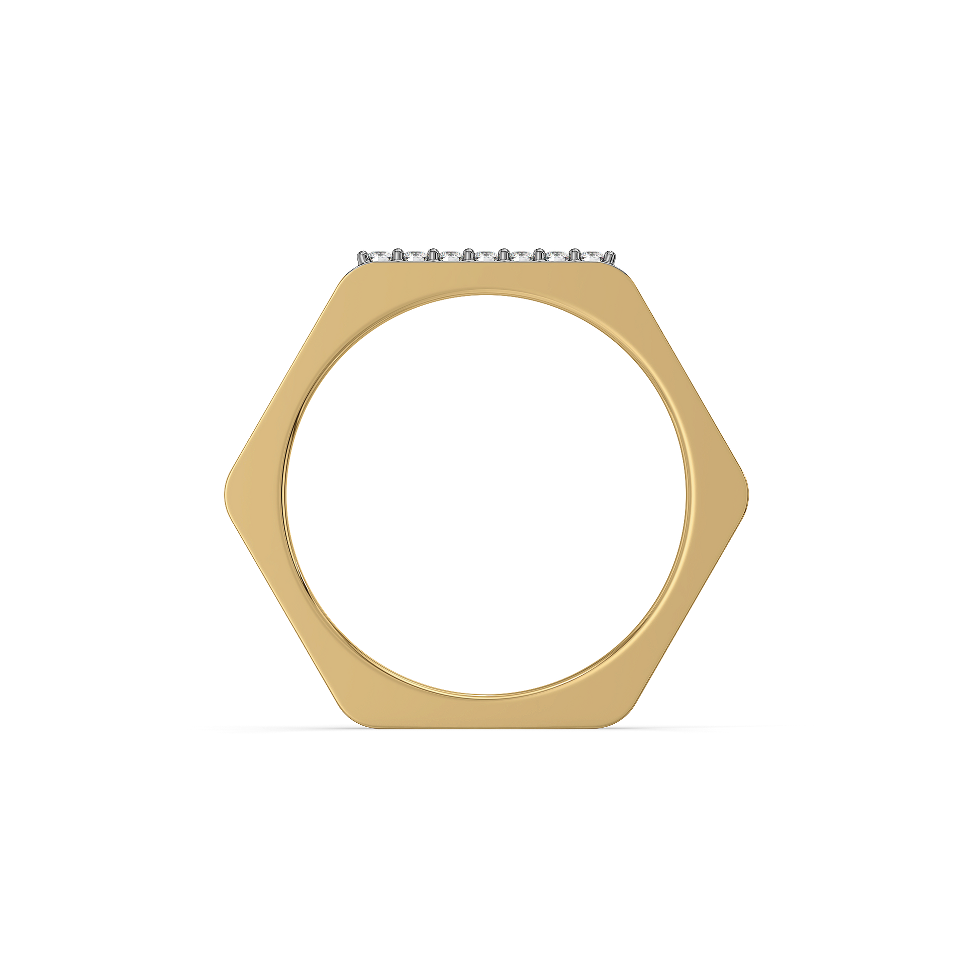 0.07ct Lab Grown Diamond Rings in 18kt Gold Vermeil