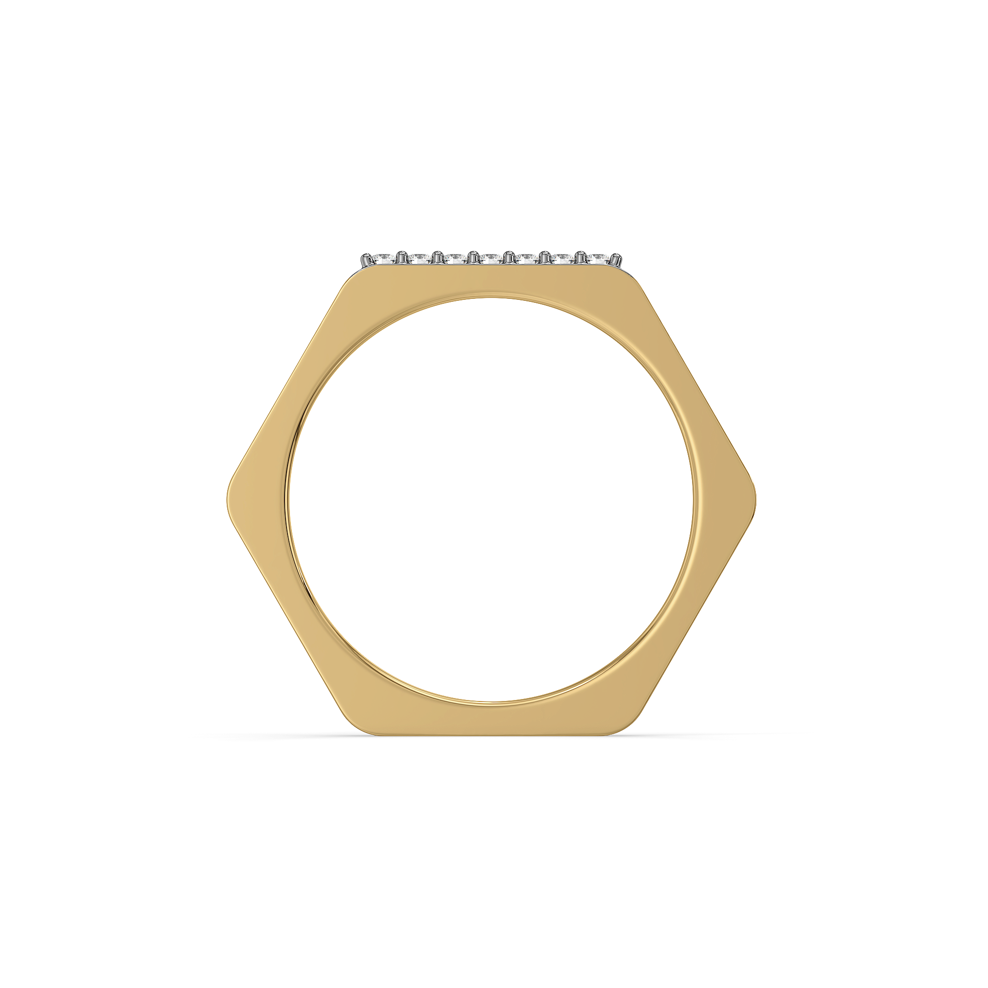 0.07ct Lab Grown Diamond Rings in 18kt Gold Vermeil