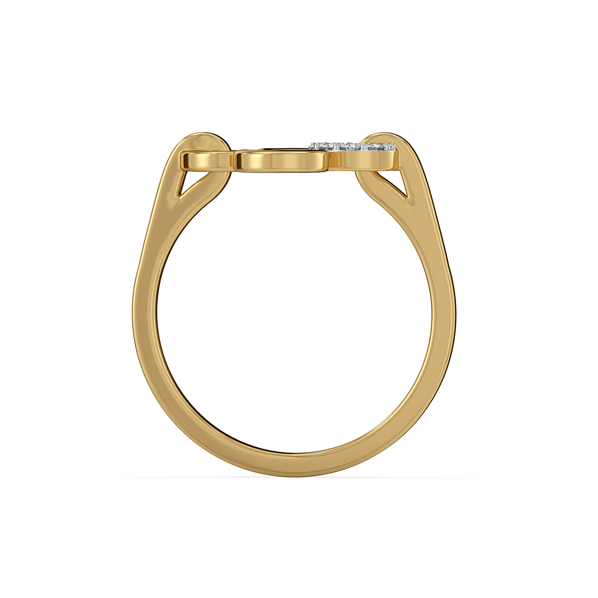 0.07ct Lab Grown Diamond Rings in 18kt Gold Vermeil