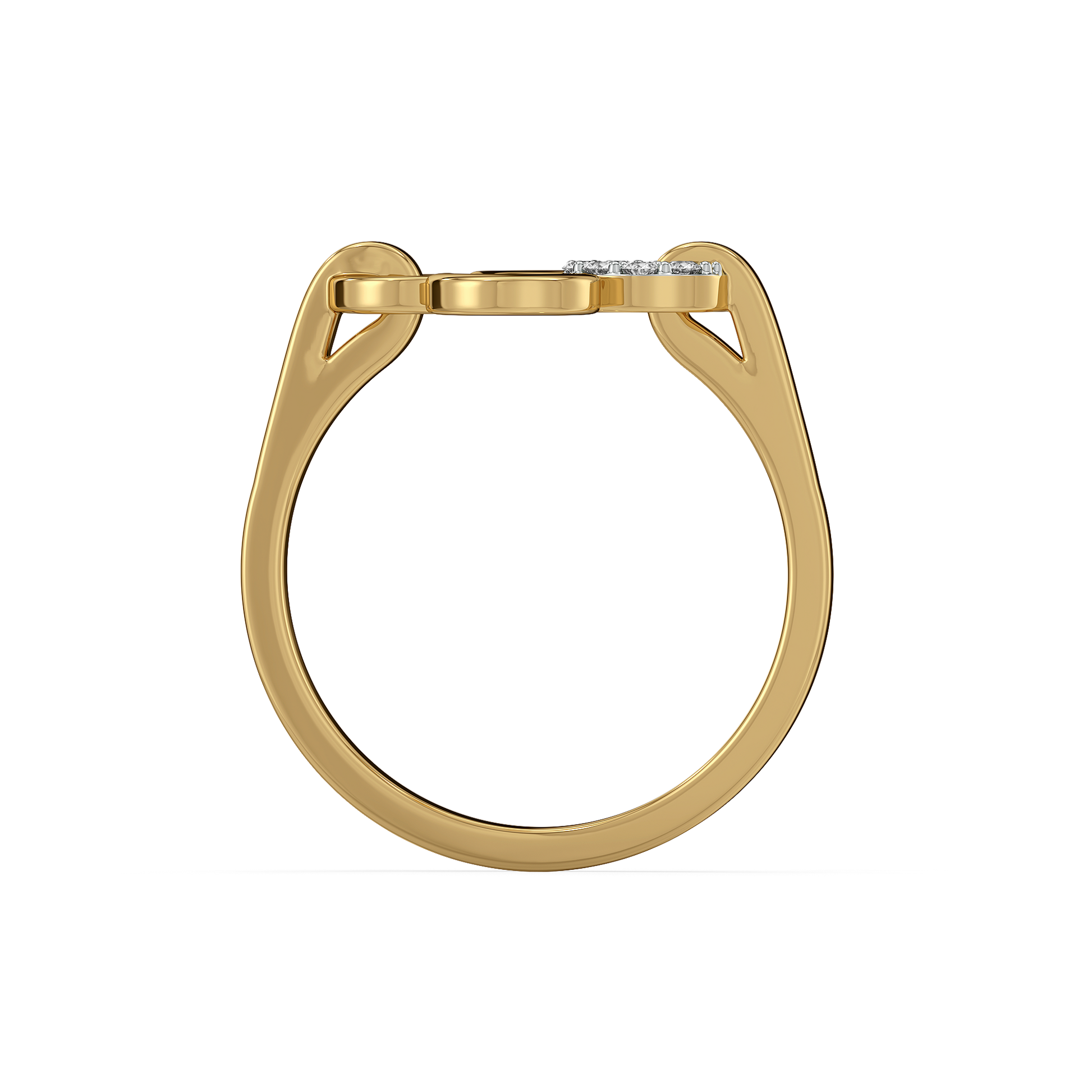 0.07ct Lab Grown Diamond Rings in 18kt Gold Vermeil