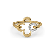 0.07ct Lab Grown Diamond Rings in 18kt Gold Vermeil