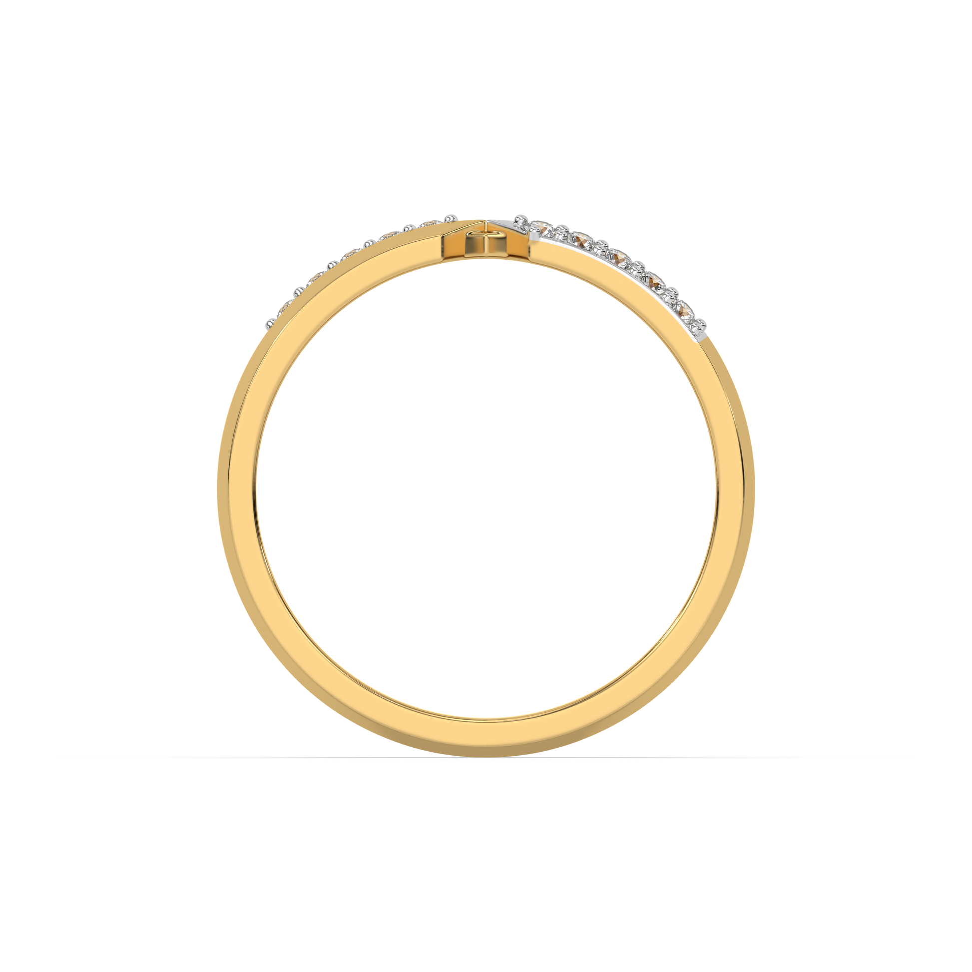 0.12ct Lab Grown Diamond Rings in 18kt Gold Vermeil