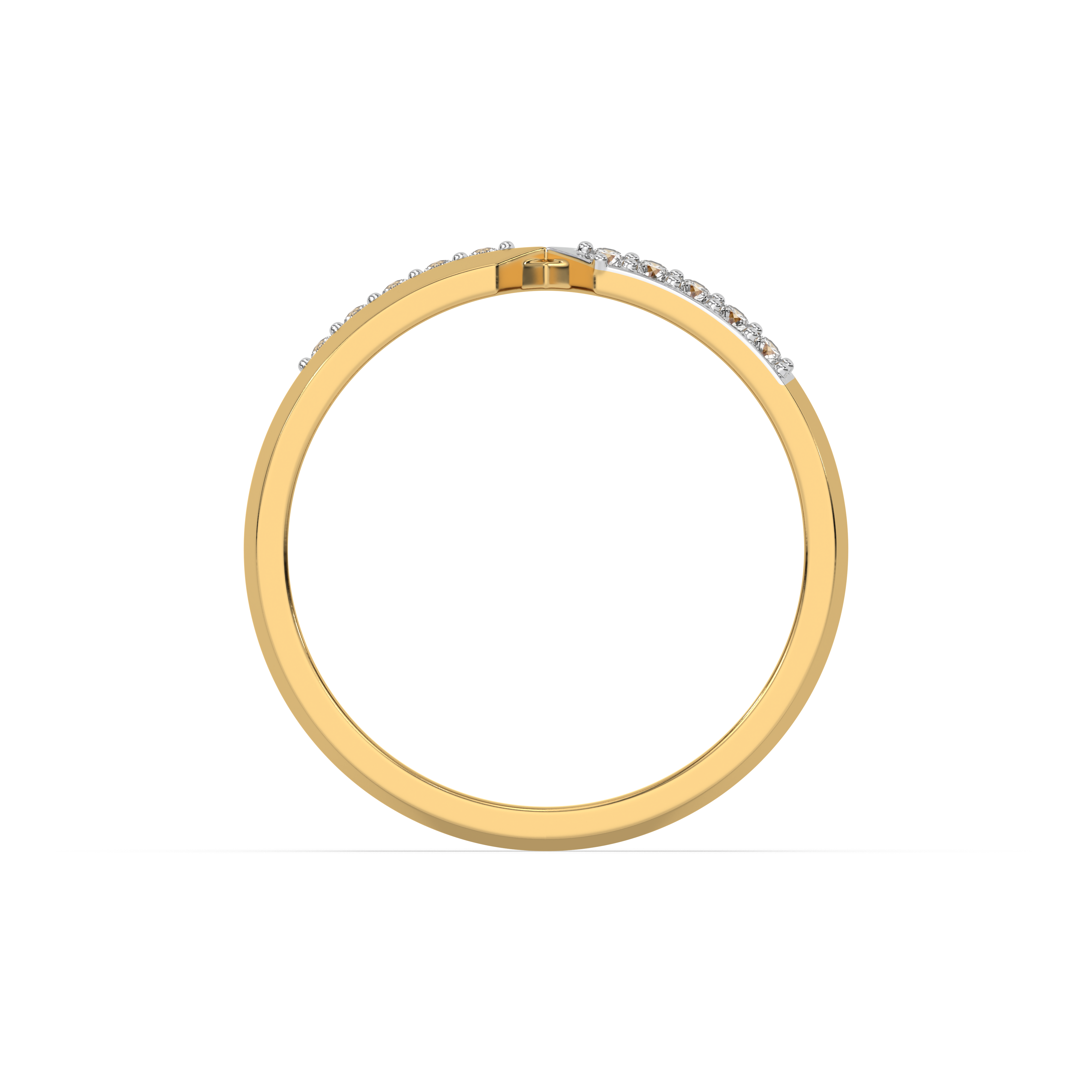 0.12ct Lab Grown Diamond Rings in 18kt Gold Vermeil