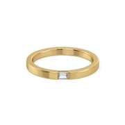 0.07ct Lab Grown Diamond Rings in 18kt Gold Vermeil