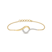 0.44ct Lab Grown Diamond Bracelets in 18kt Gold Vermeil