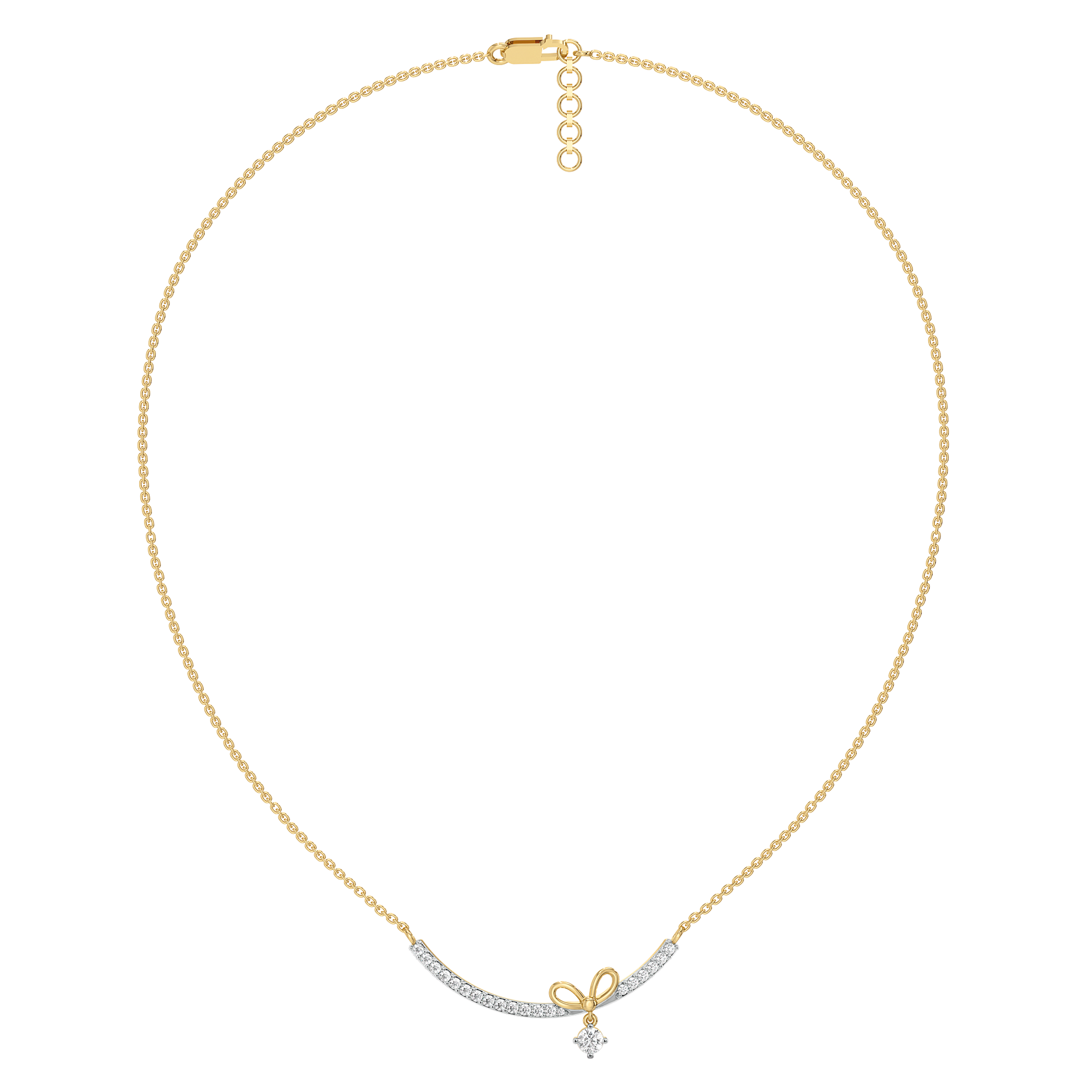 0.55ct Lab Grown Diamond Necklaces in 18kt Gold Vermeil