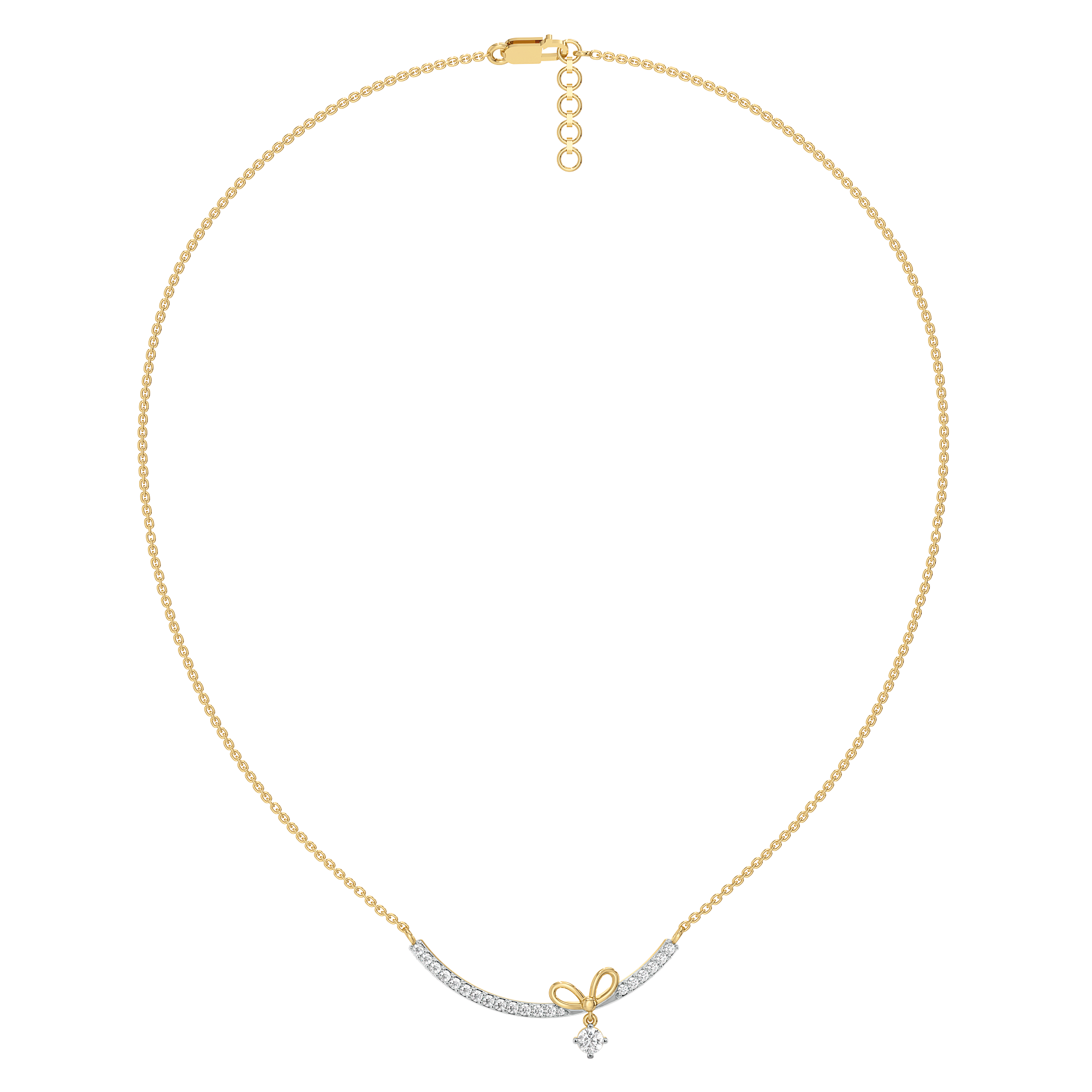 0.55ct Lab Grown Diamond Necklaces in 18kt Gold Vermeil