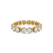 0.7ct Lab Grown Diamond Rings in 18kt Gold Vermeil