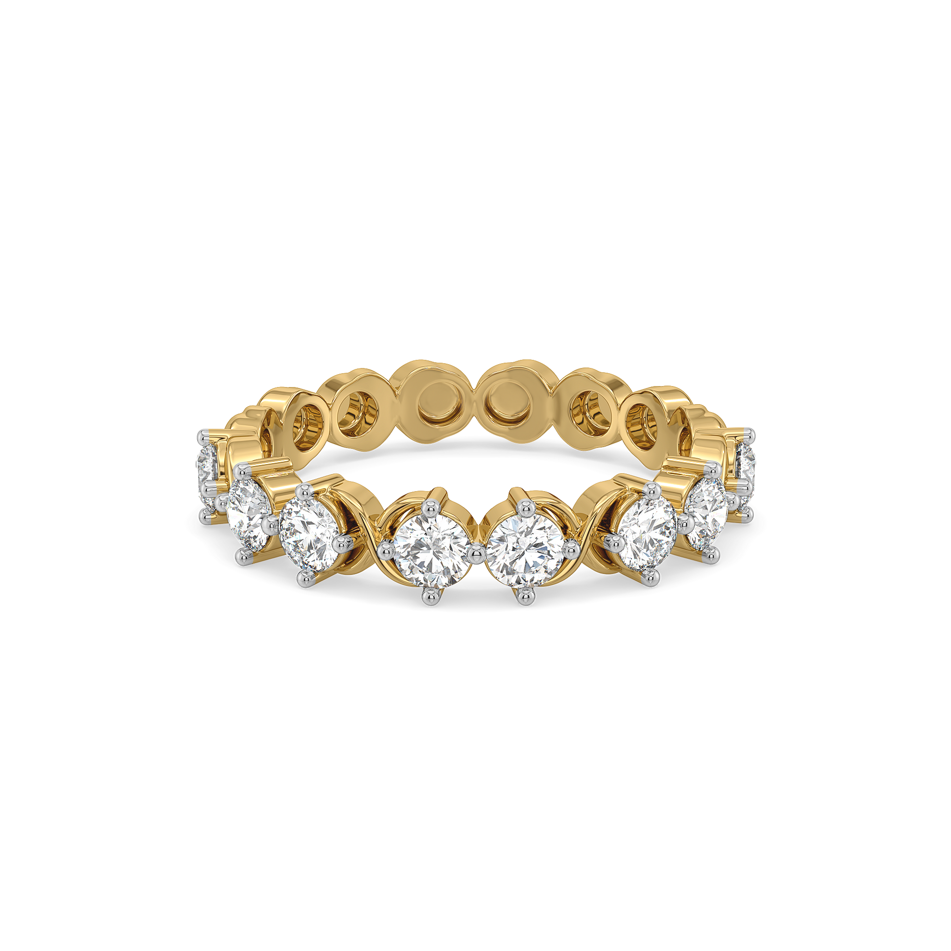 0.7ct Lab Grown Diamond Rings in 18kt Gold Vermeil