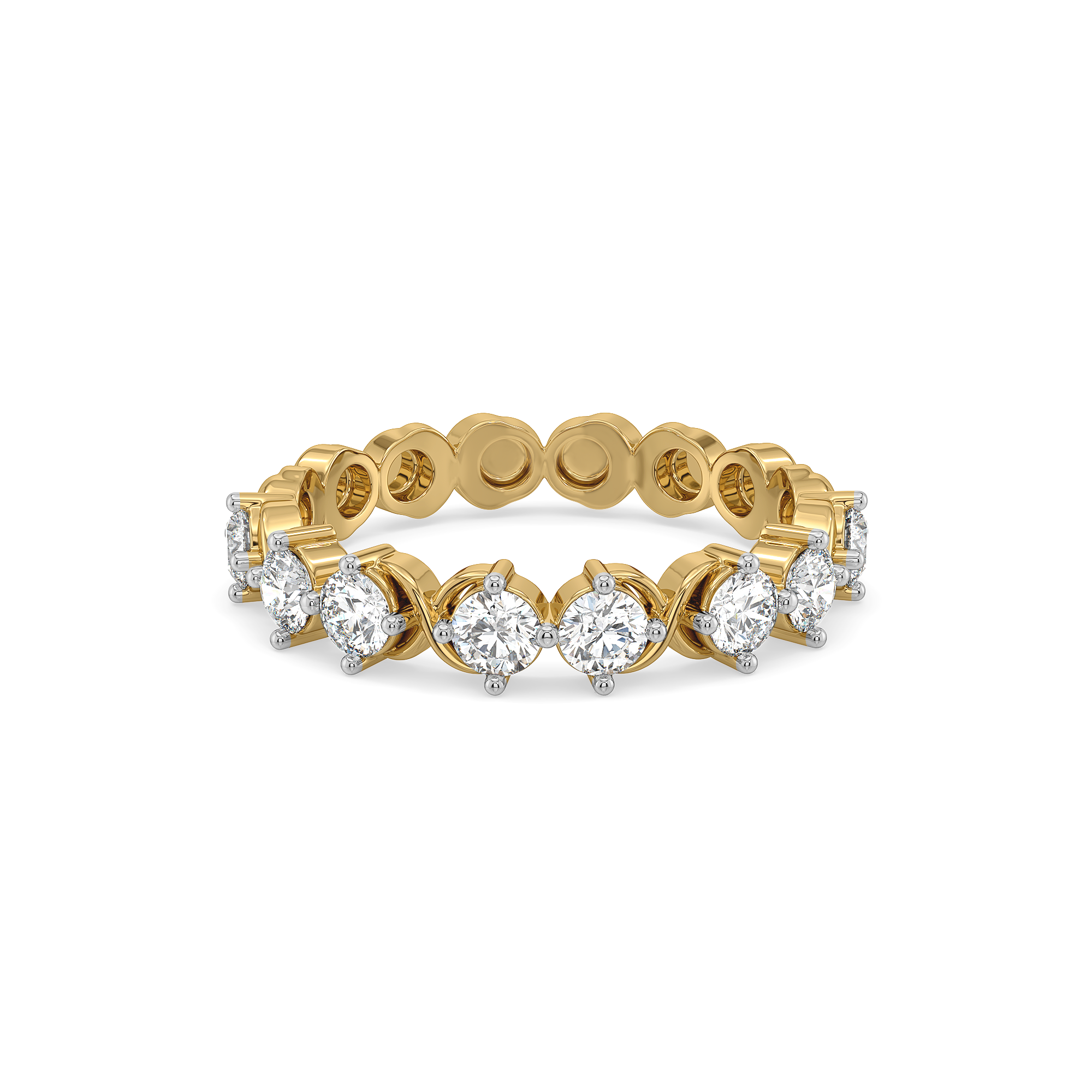 0.7ct Lab Grown Diamond Rings in 18kt Gold Vermeil