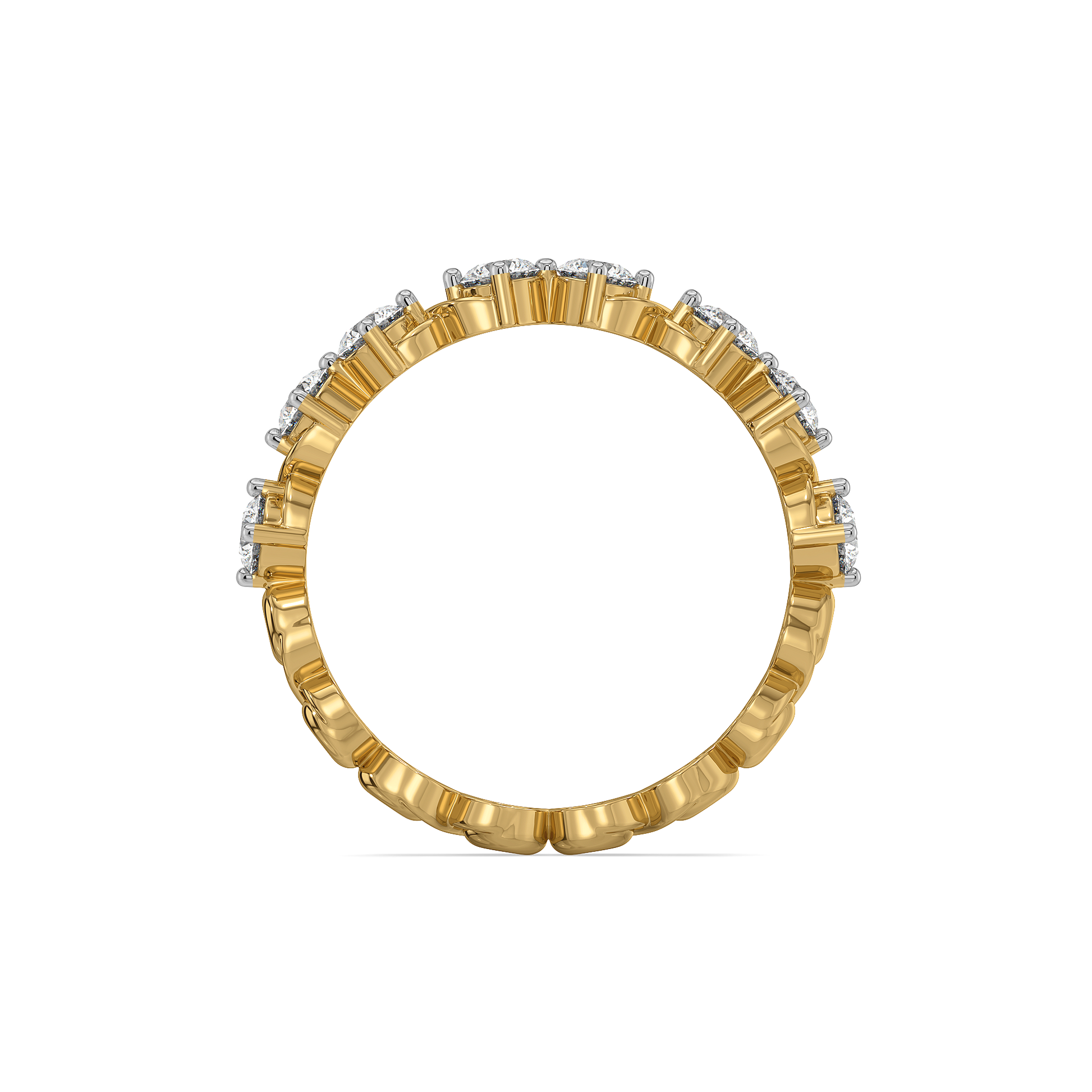 0.7ct Lab Grown Diamond Rings in 18kt Gold Vermeil