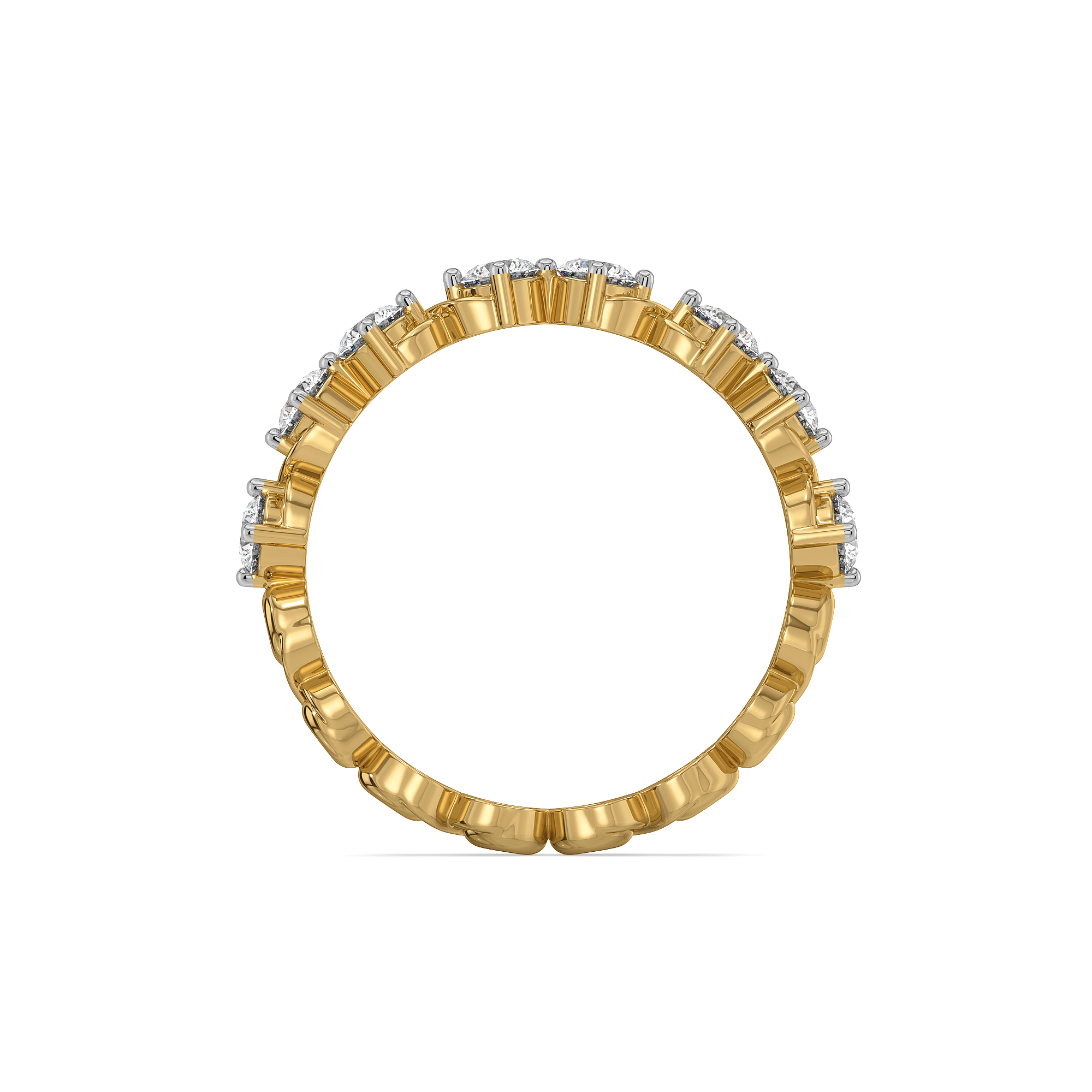 0.7ct Lab Grown Diamond Rings in 18kt Gold Vermeil