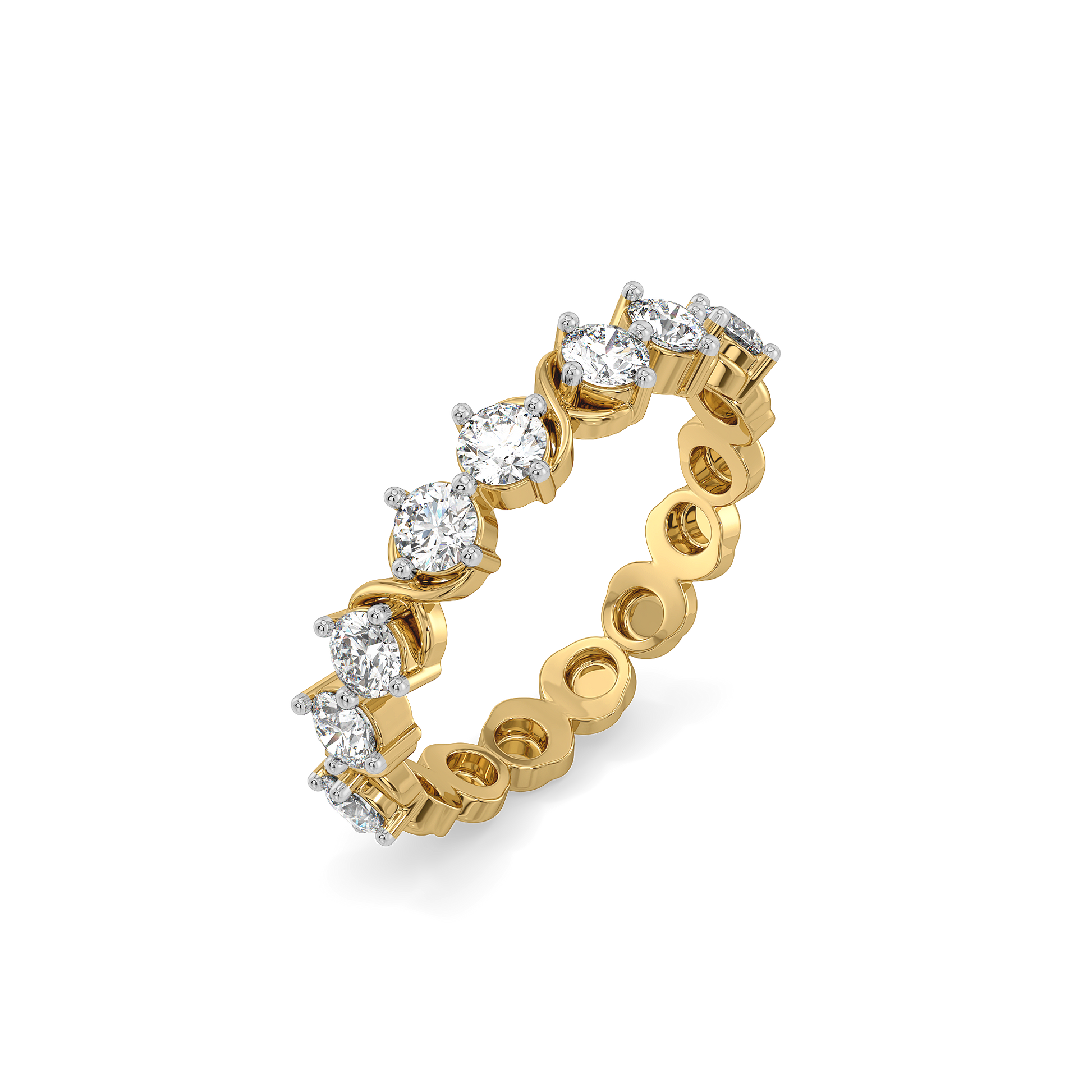 0.7ct Lab Grown Diamond Rings in 18kt Gold Vermeil