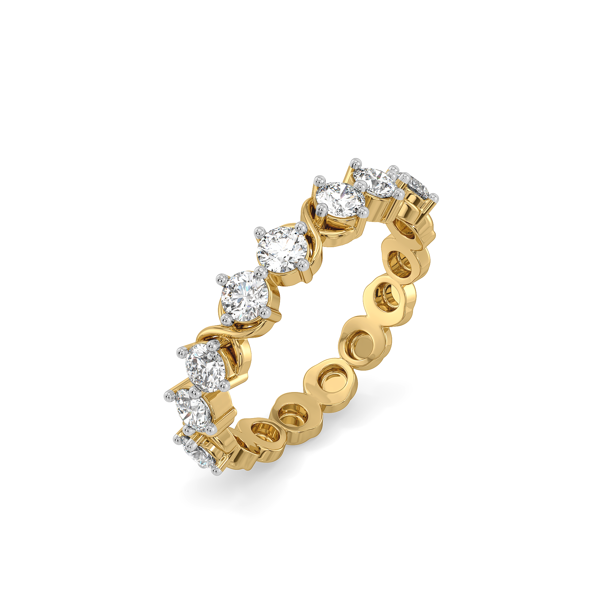 0.7ct Lab Grown Diamond Rings in 18kt Gold Vermeil