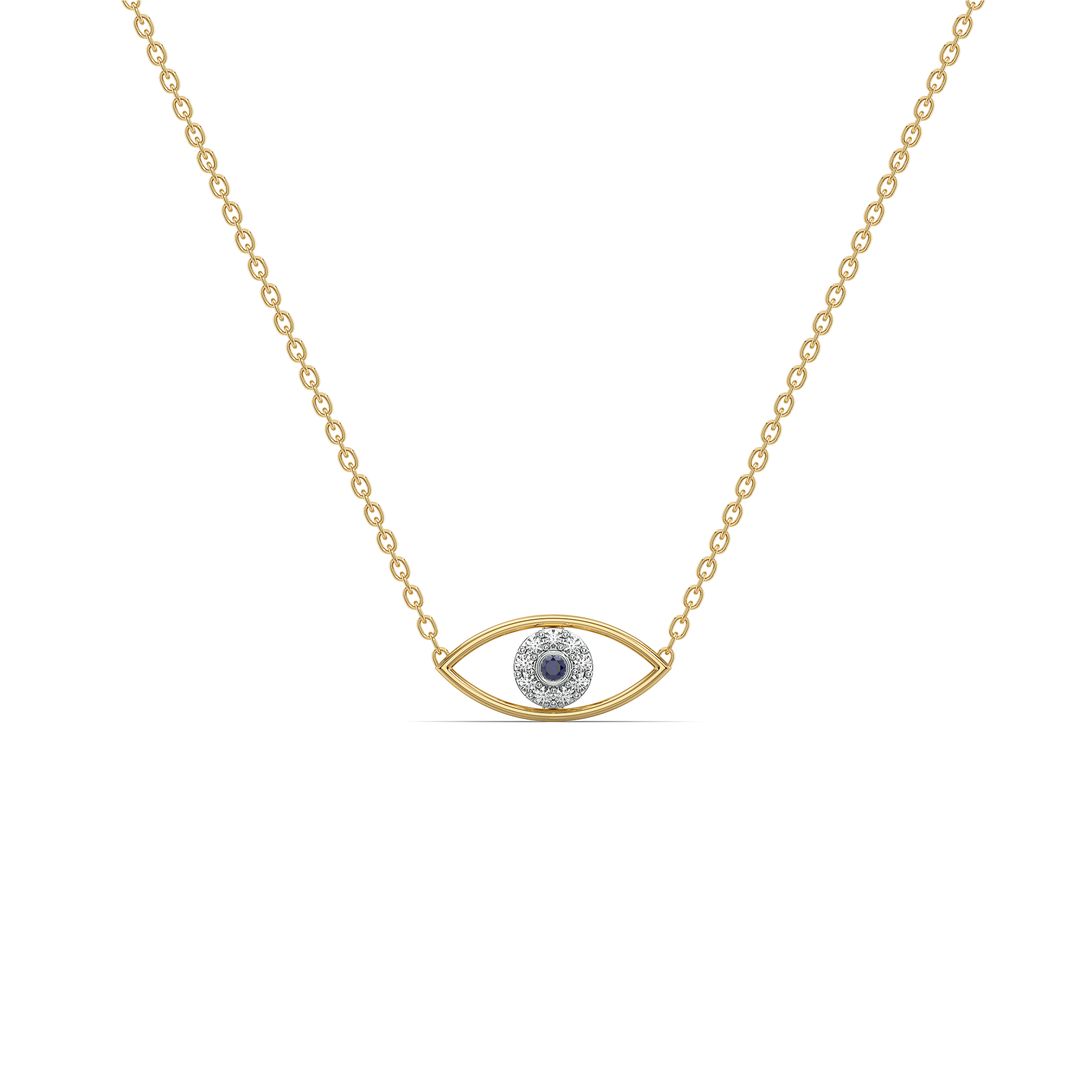 0.12ct Lab Grown Diamond Necklaces in 18kt Gold Vermeil