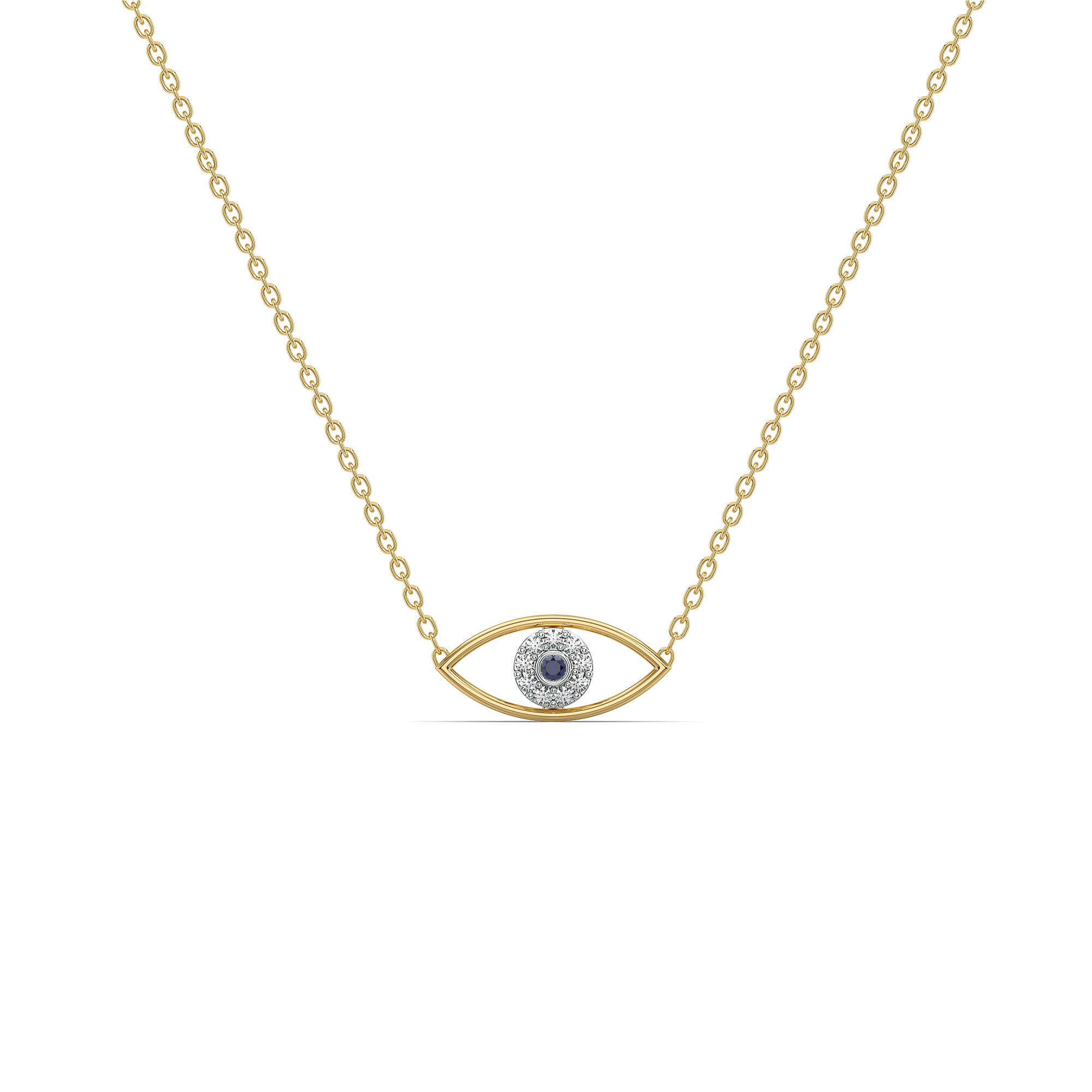 0.12ct Lab Grown Diamond Necklaces in 18kt Gold Vermeil