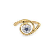 0.13ct Lab Grown Diamond Rings in 18kt Gold Vermeil