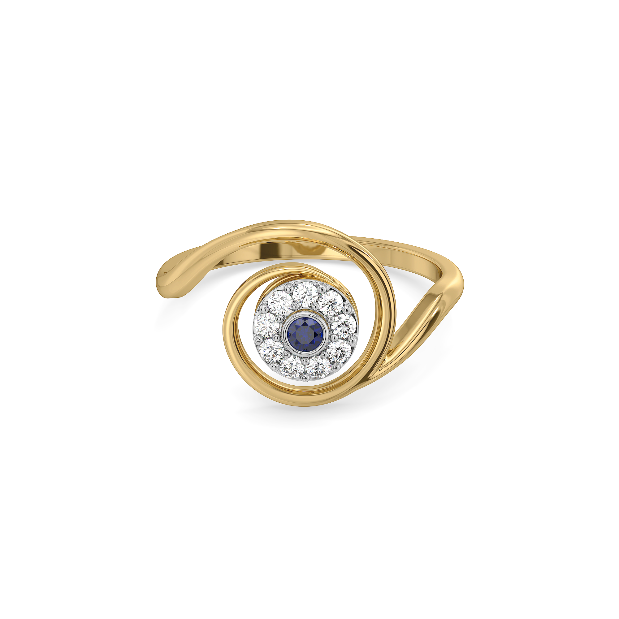 0.13ct Lab Grown Diamond Rings in 18kt Gold Vermeil