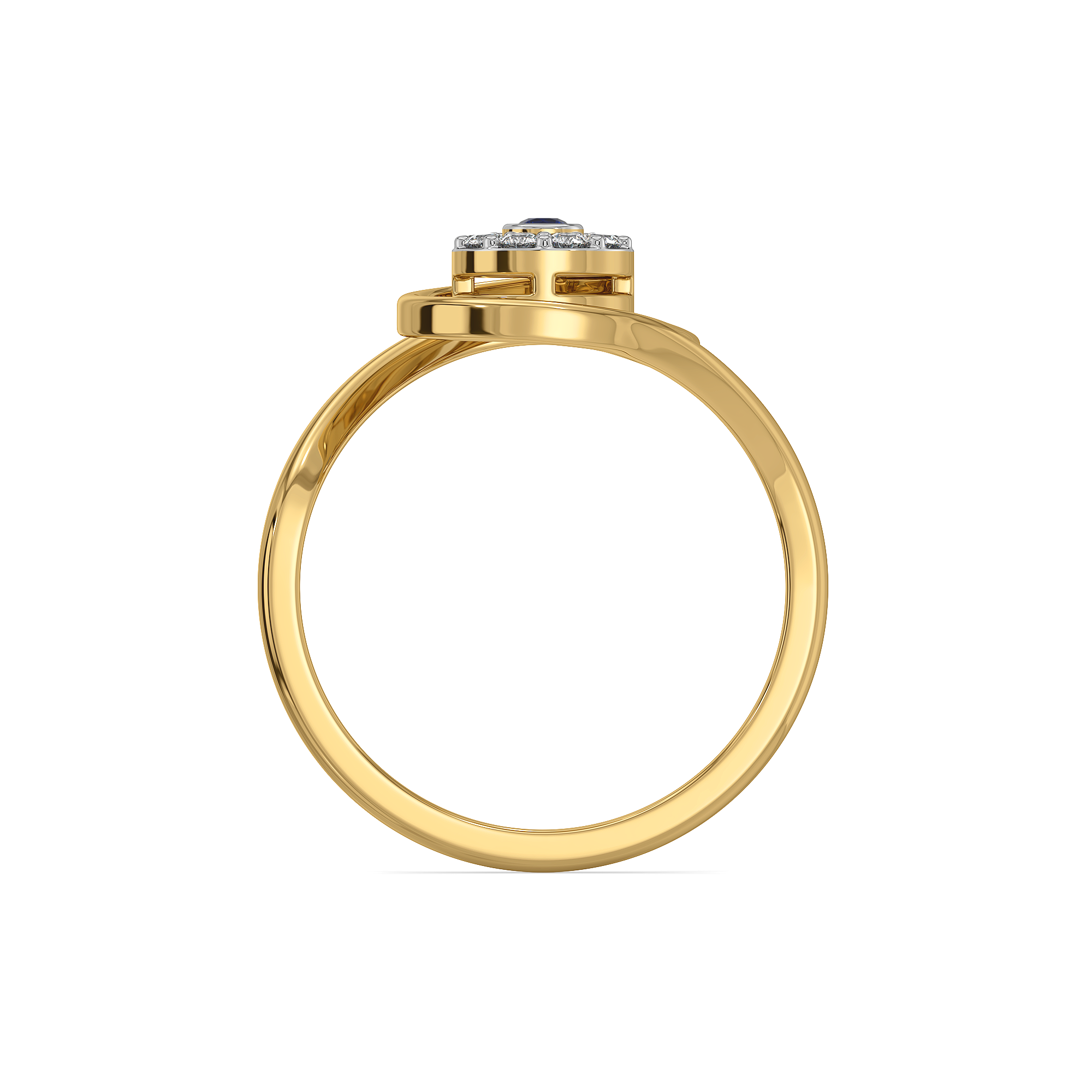 0.13ct Lab Grown Diamond Rings in 18kt Gold Vermeil