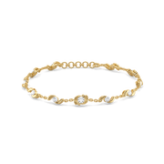 1.23ct Lab Grown Diamond Bracelets in 18kt Gold Vermeil