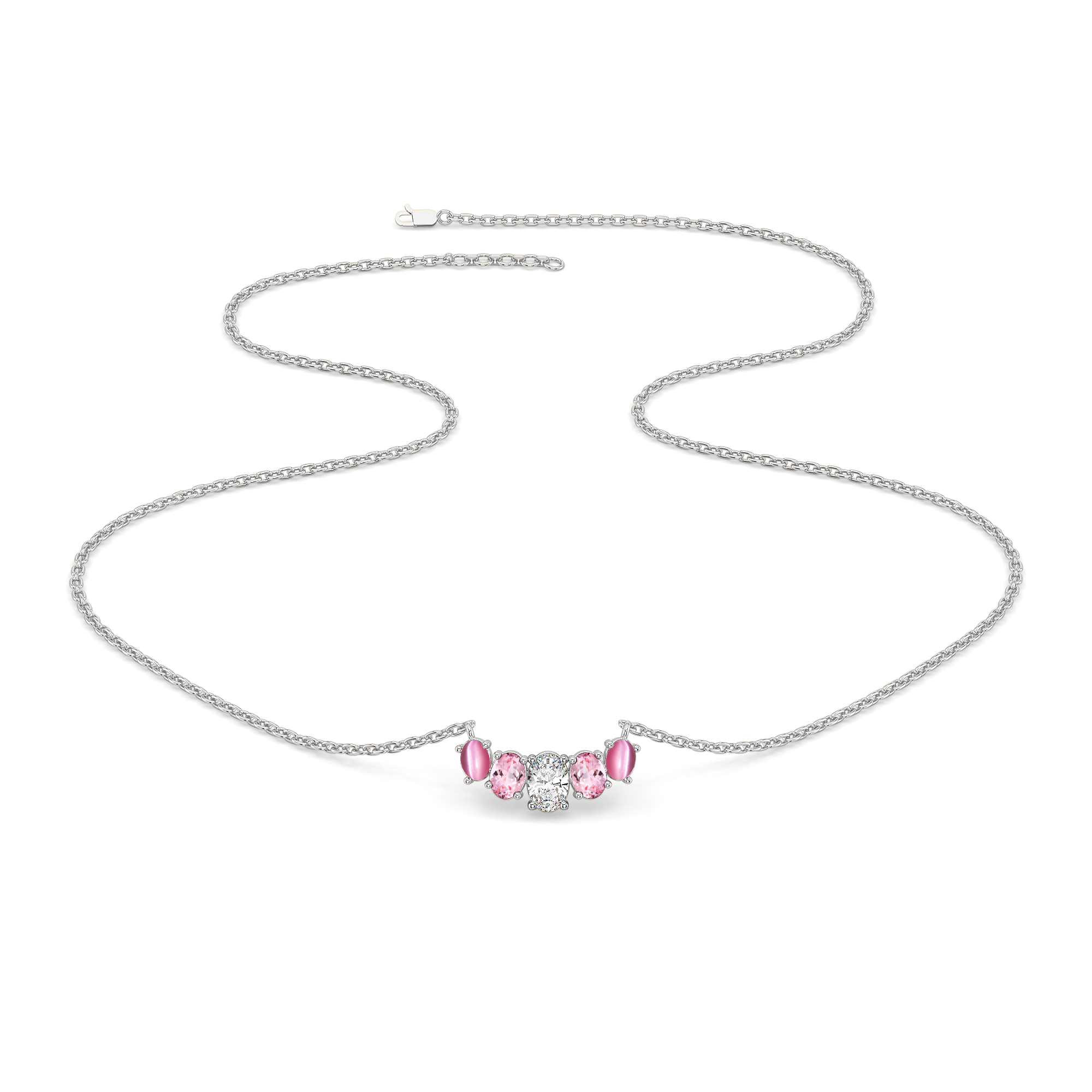 0.23ct Lab Grown Diamond Necklaces in 18kt Gold Vermeil