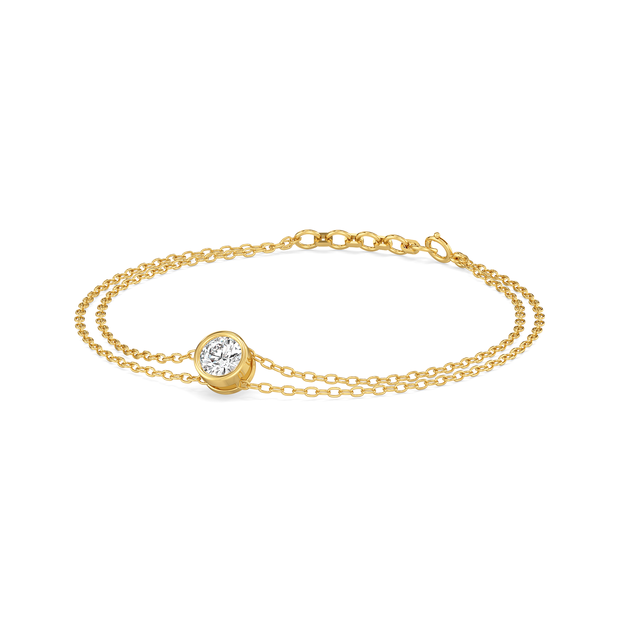 0.54ct Lab Grown Diamond Bracelets in 18kt Gold Vermeil