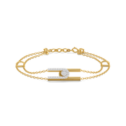0.27ct Lab Grown Diamond Bracelets in 18kt Gold Vermeil