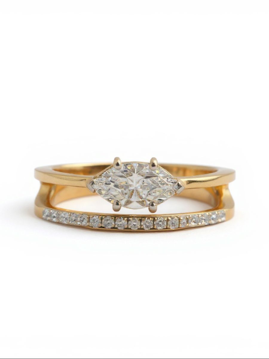Radiant Charm Lab Diamond Ring