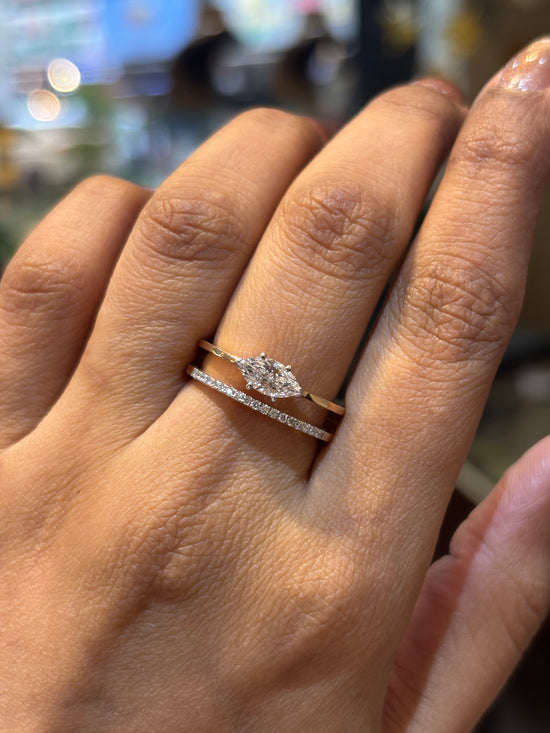 Radiant Charm Lab Diamond Ring