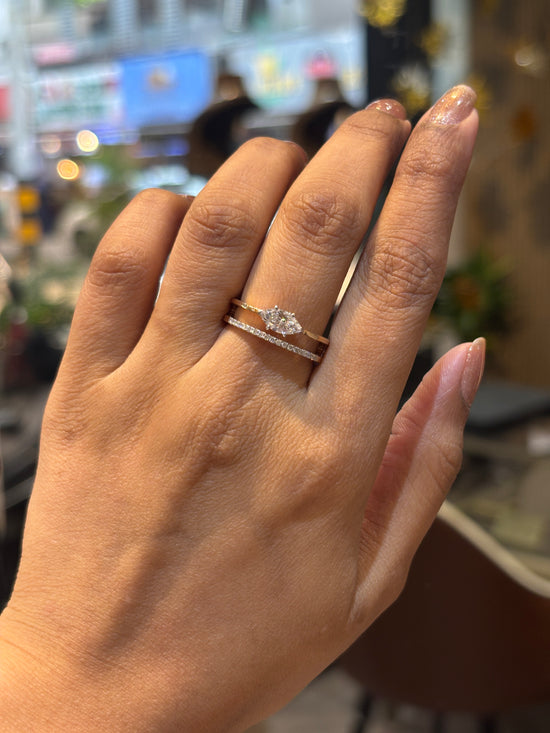 Radiant Charm Lab Diamond Ring