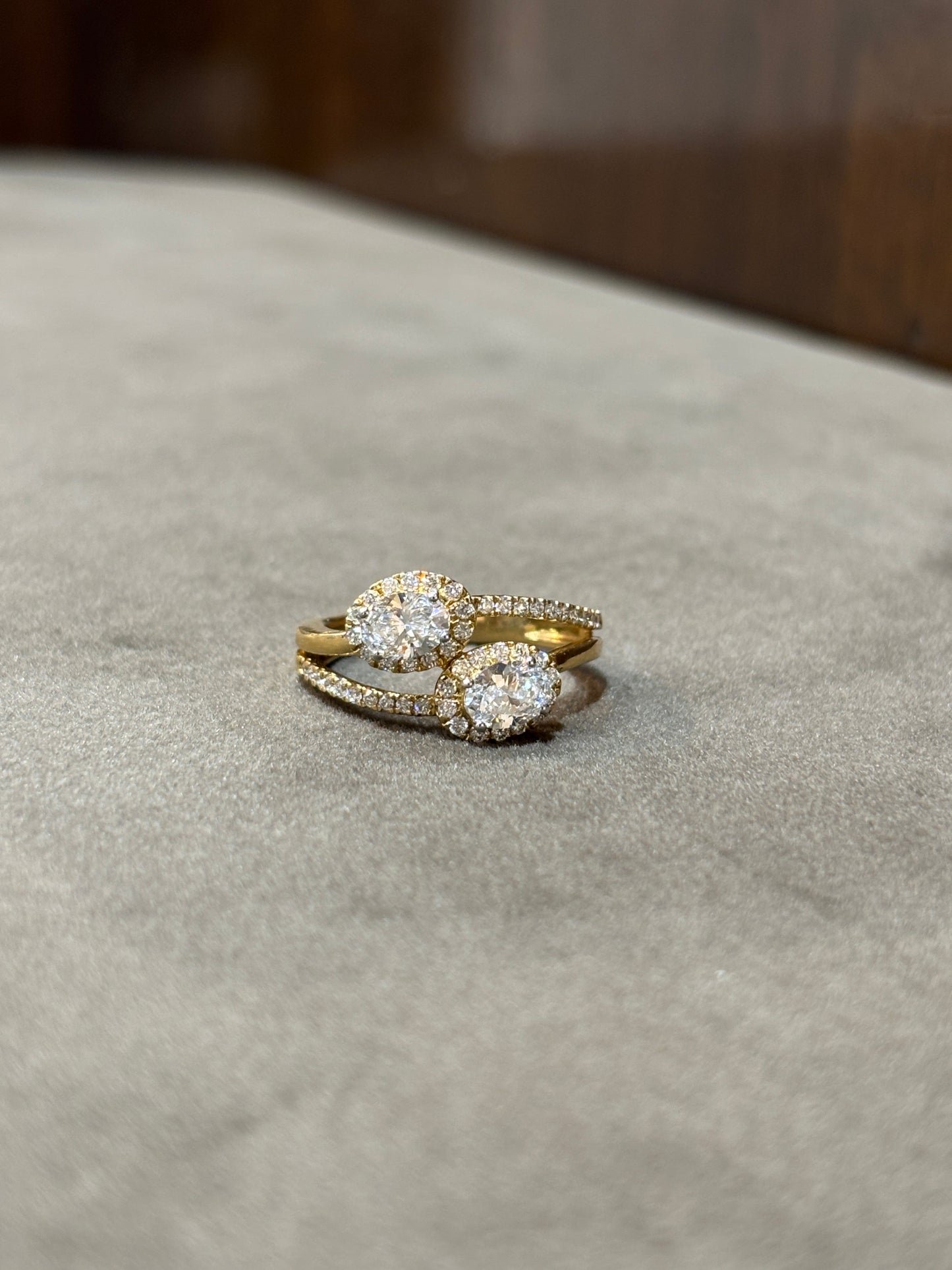 Aurora Horizon Lab Diamond Ring