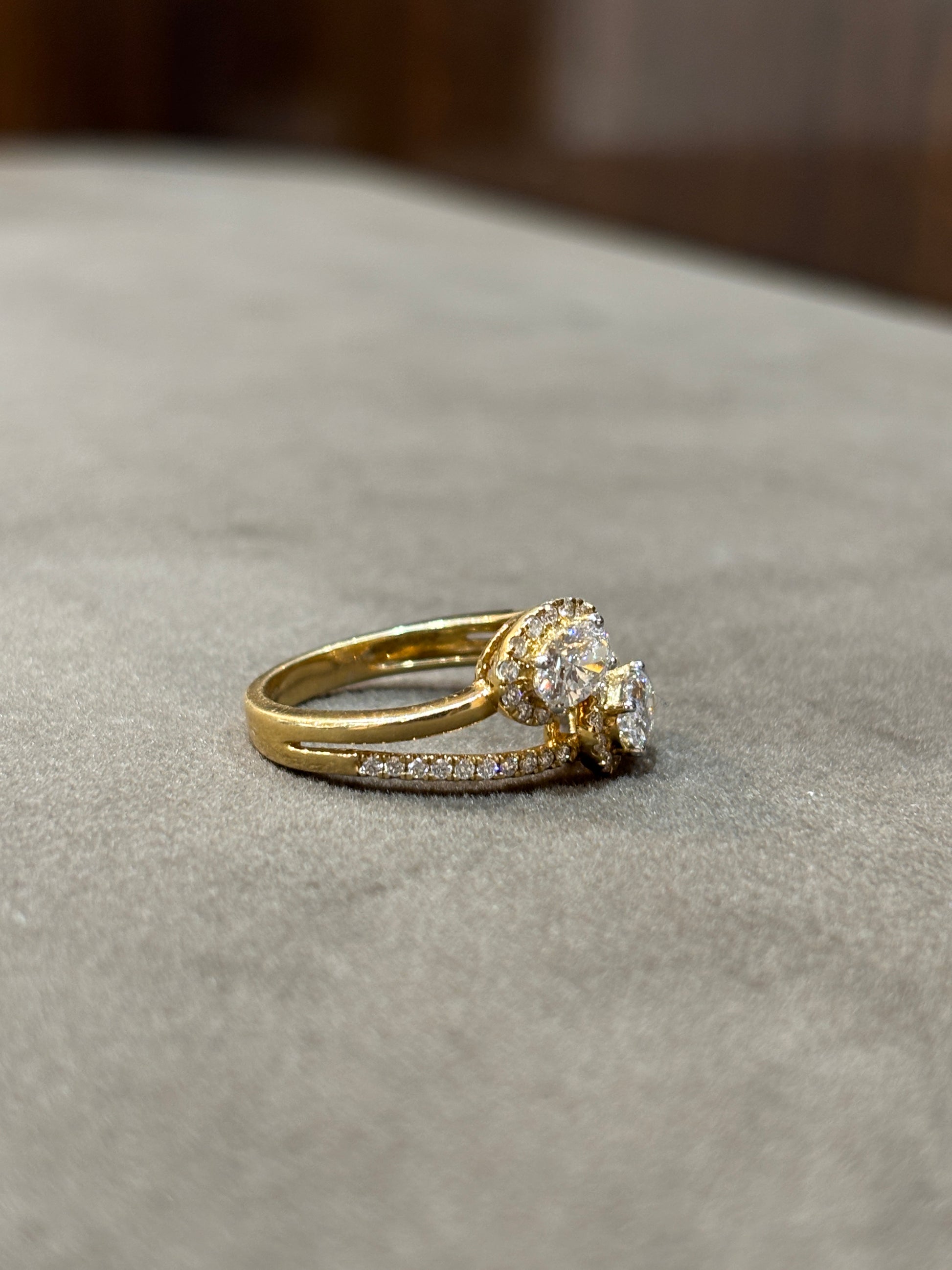 Aurora Horizon Lab Diamond Ring