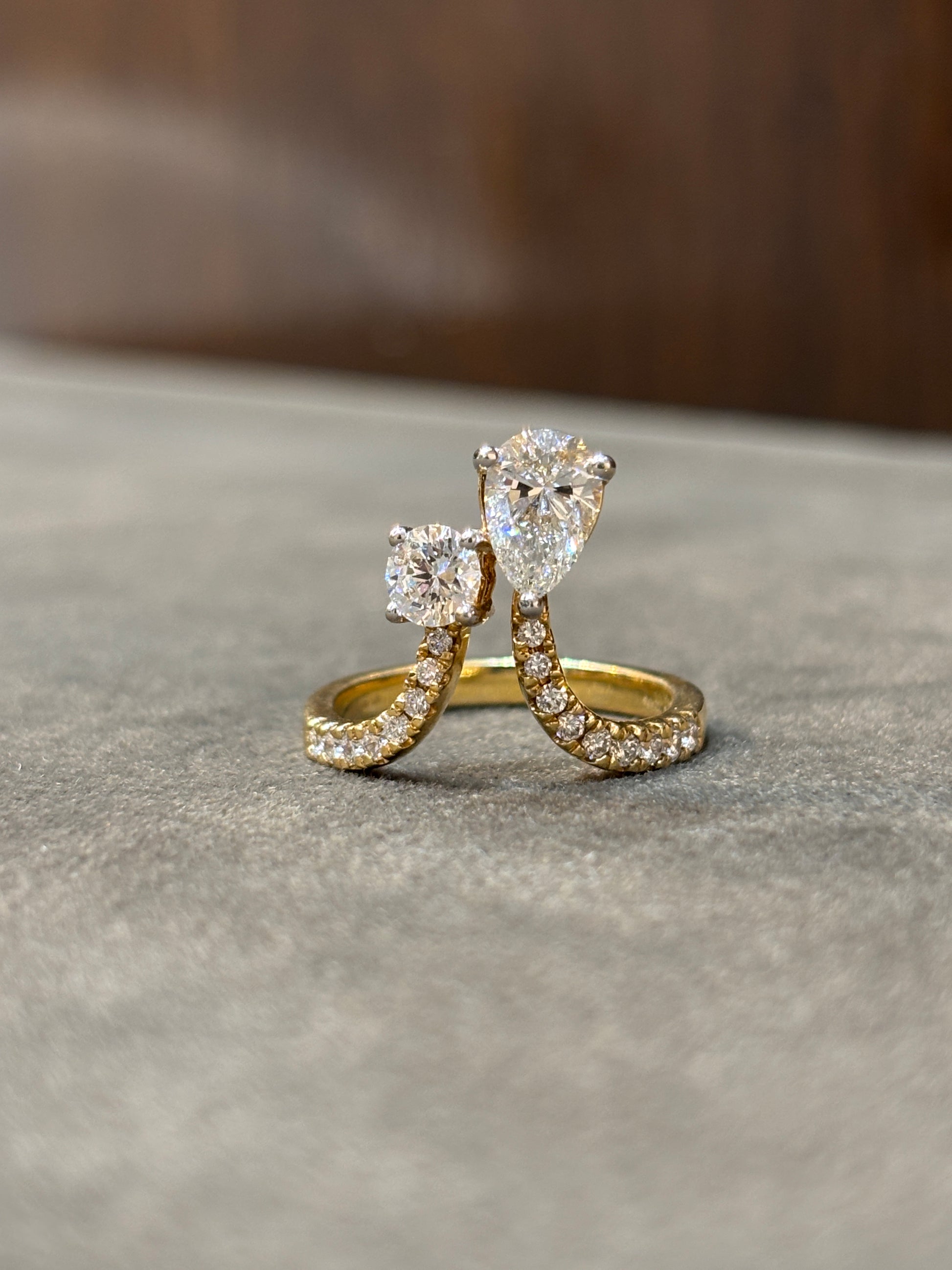 Hidden Bloom Lab Diamond Ring