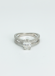 Secret Eternity Lab Diamond Ring