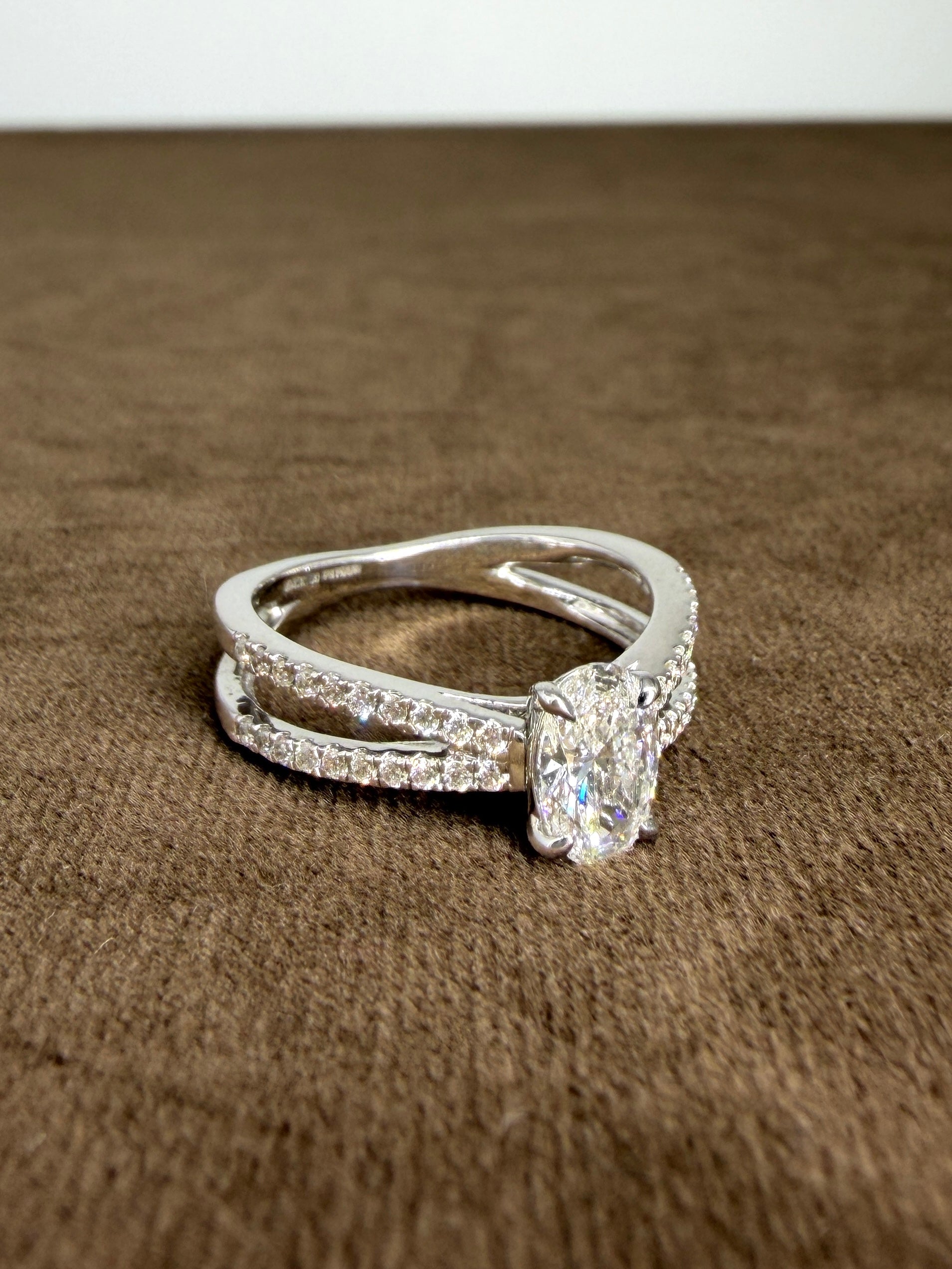 Secret Eternity Lab Diamond Ring