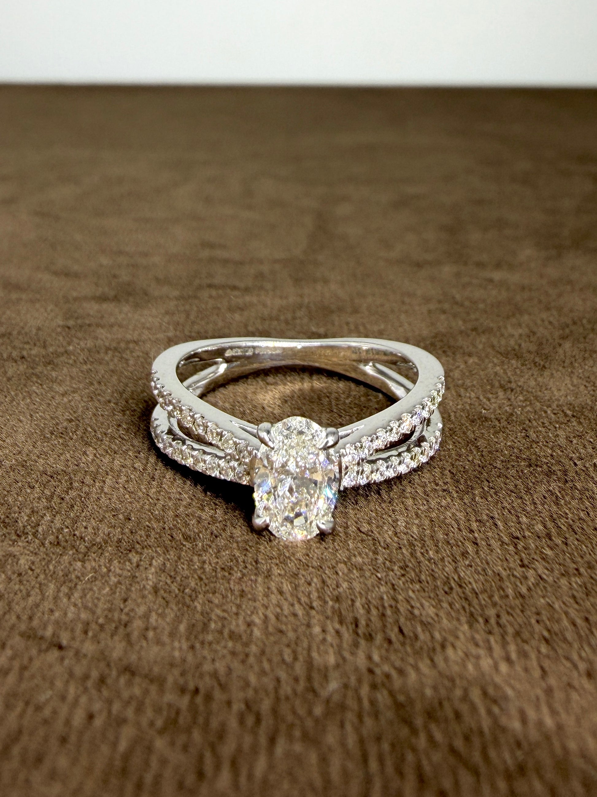 Secret Eternity Lab Diamond Ring