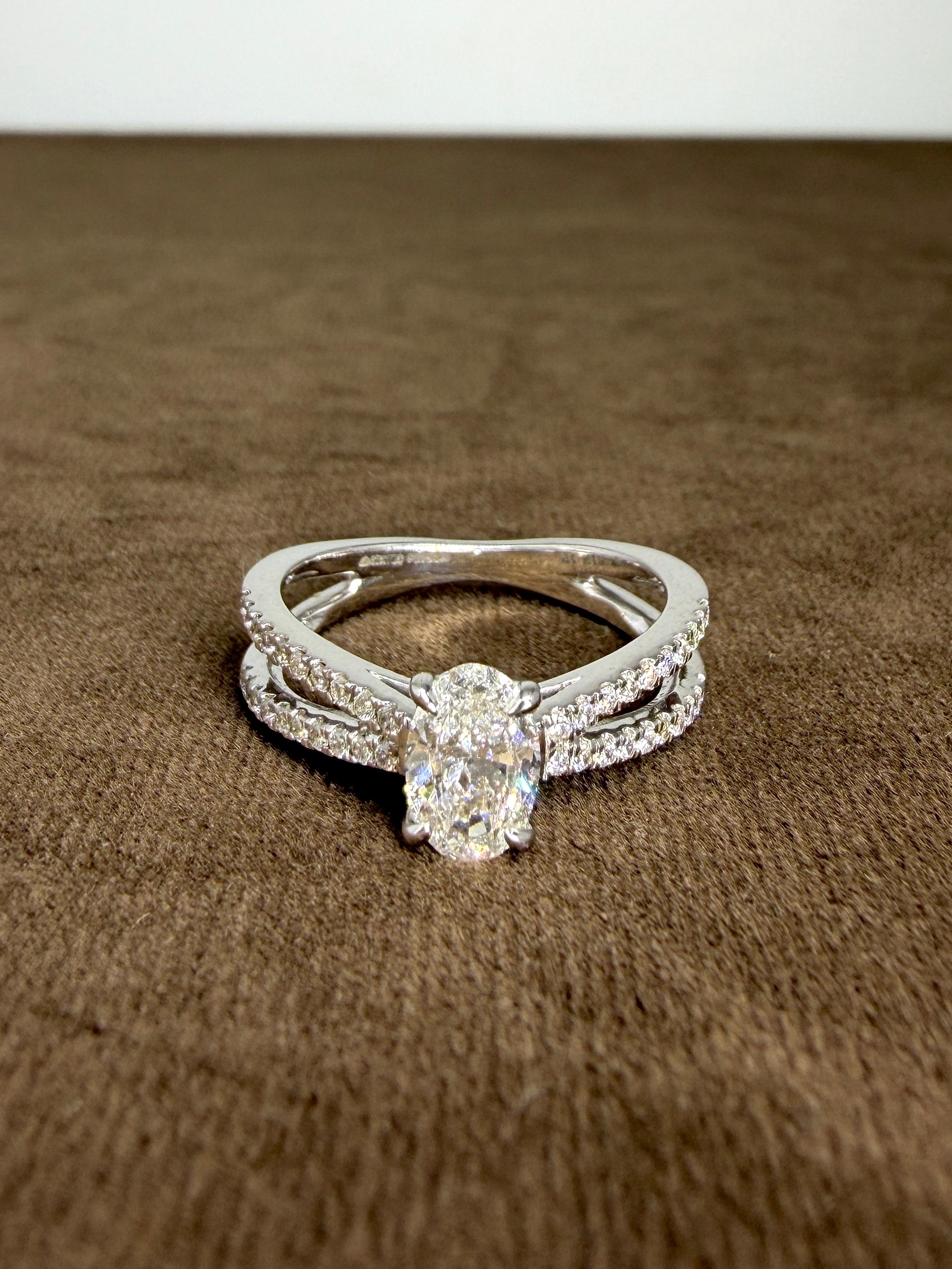 Secret Eternity Lab Diamond Ring