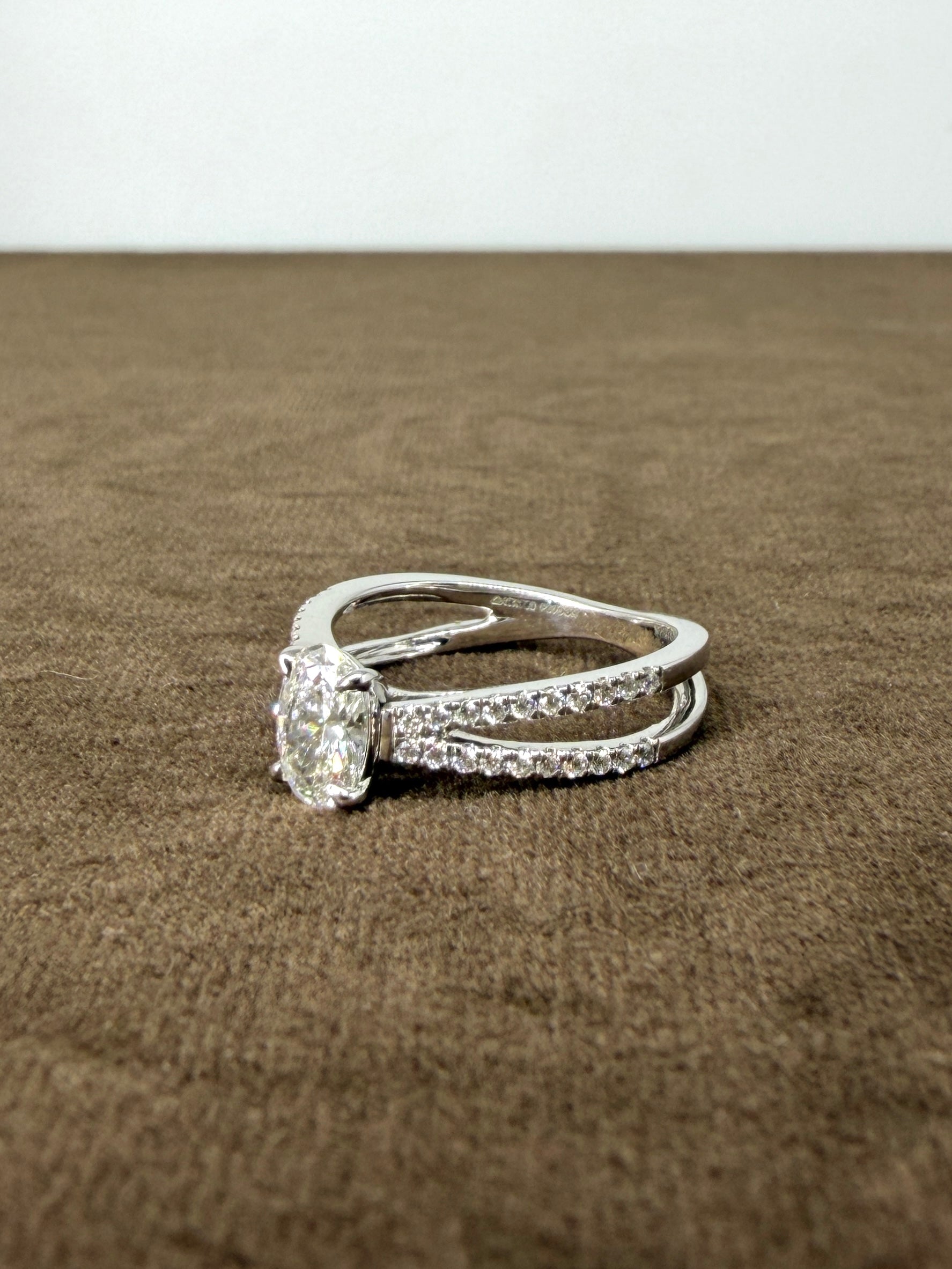 Secret Eternity Lab Diamond Ring
