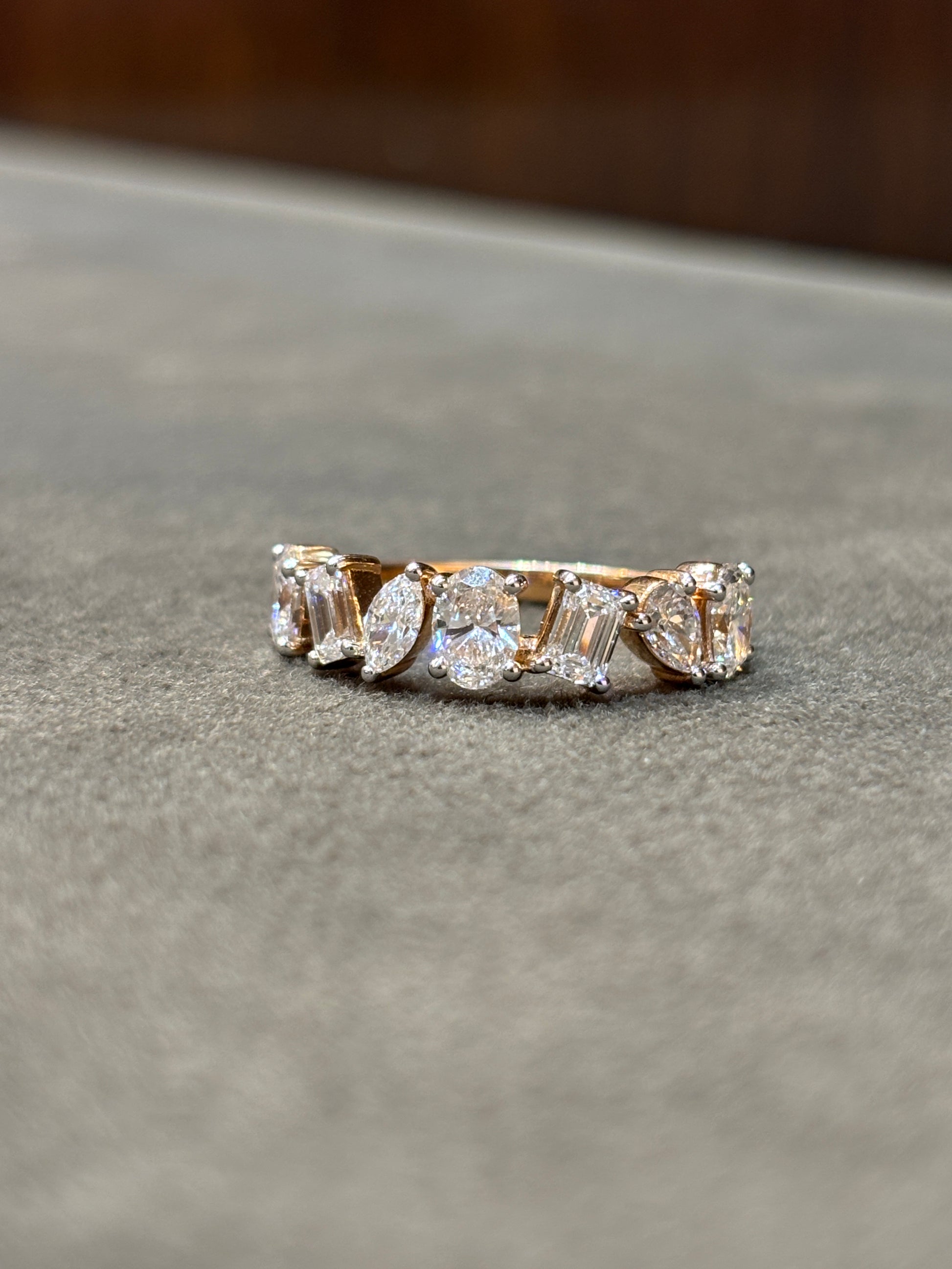 Gentle Storm Lab Diamond Ring - Fiona Diamonds - Fiona Diamonds