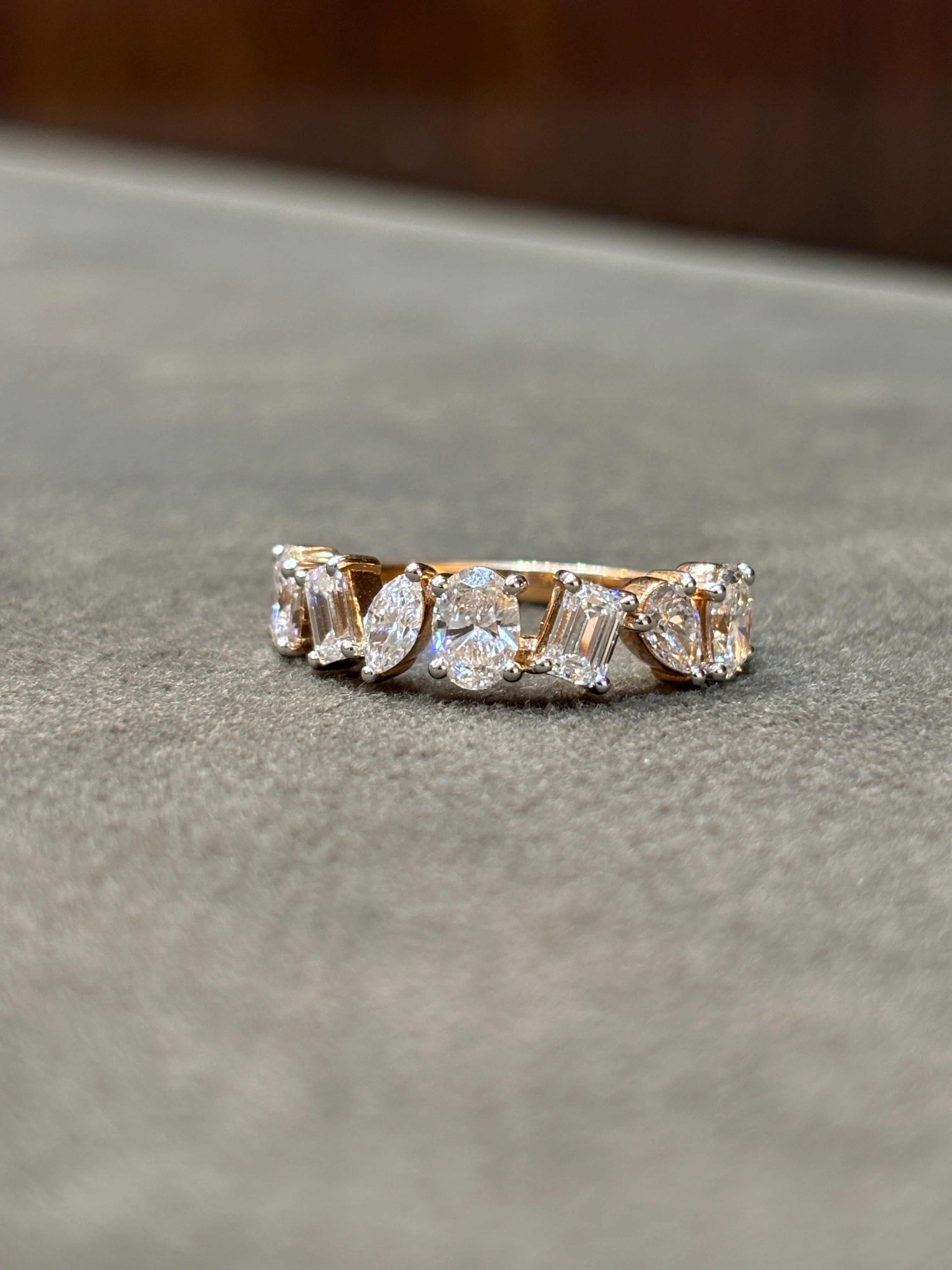 Gentle Storm Lab Diamond Ring - Fiona Diamonds - Fiona Diamonds