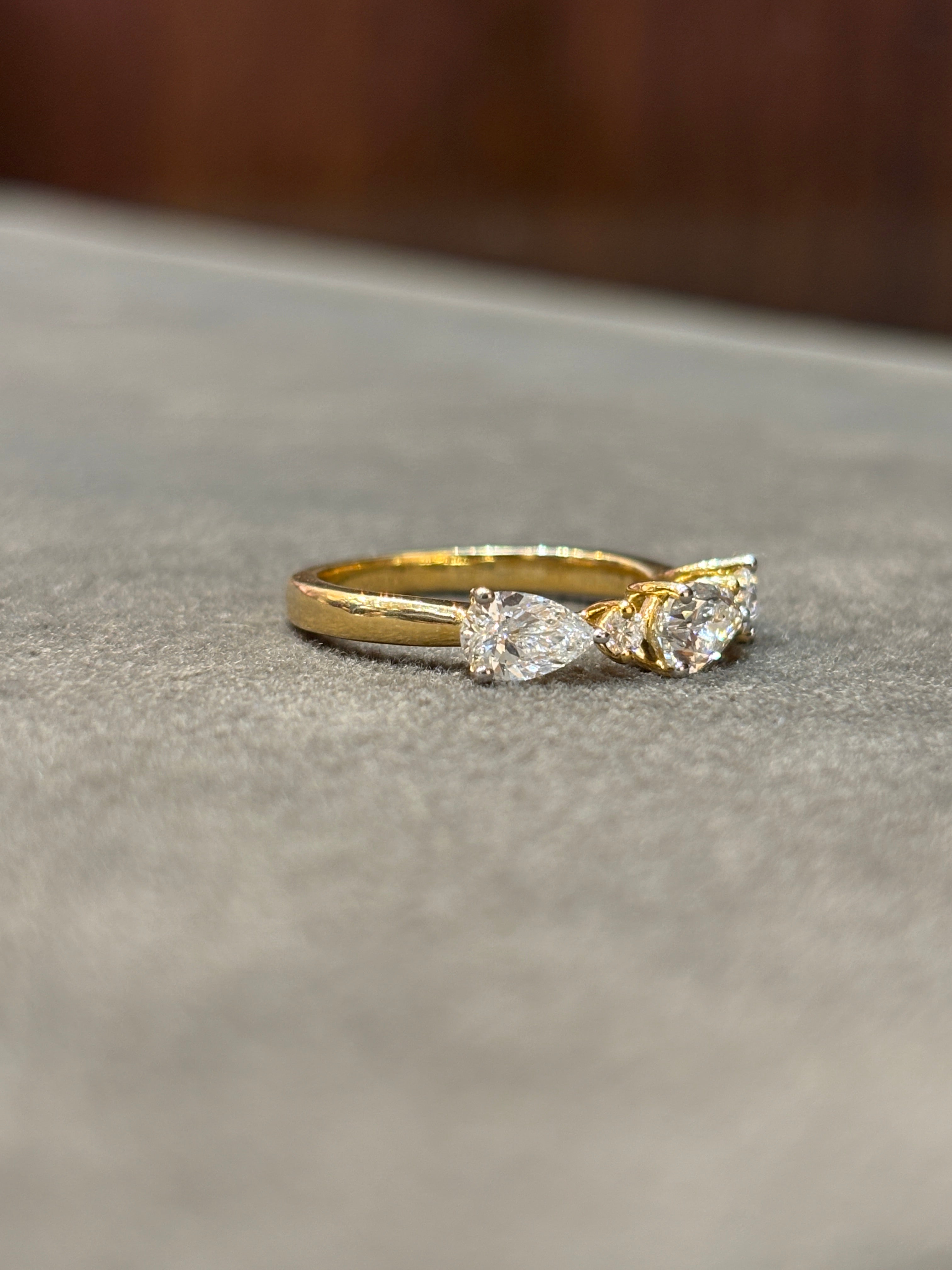 Midnight Echo Lab Diamond Ring - Fiona Diamonds - Fiona Diamonds